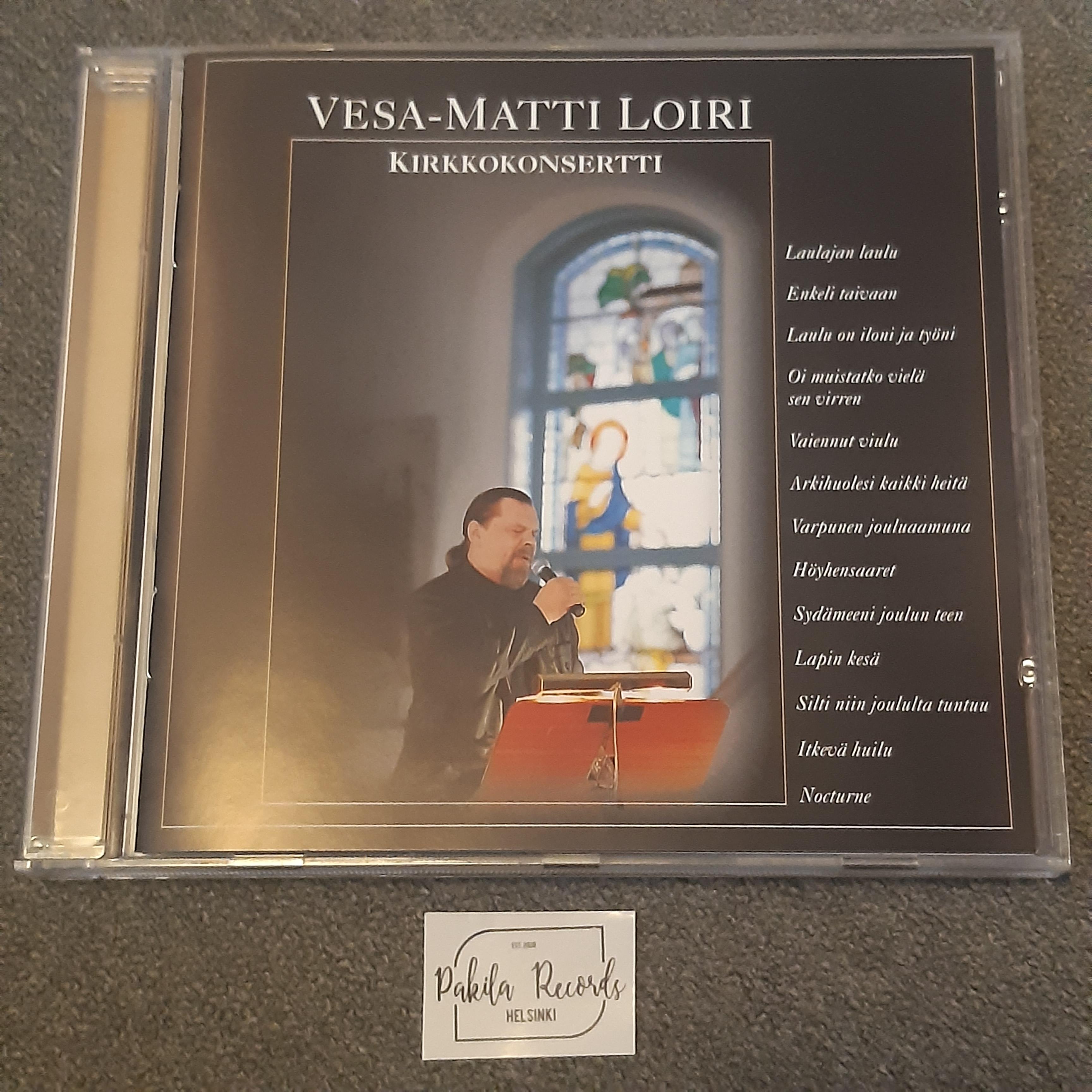 Vesa-Matti Loiri - Kirkkokonsertti - CD (käytetty)