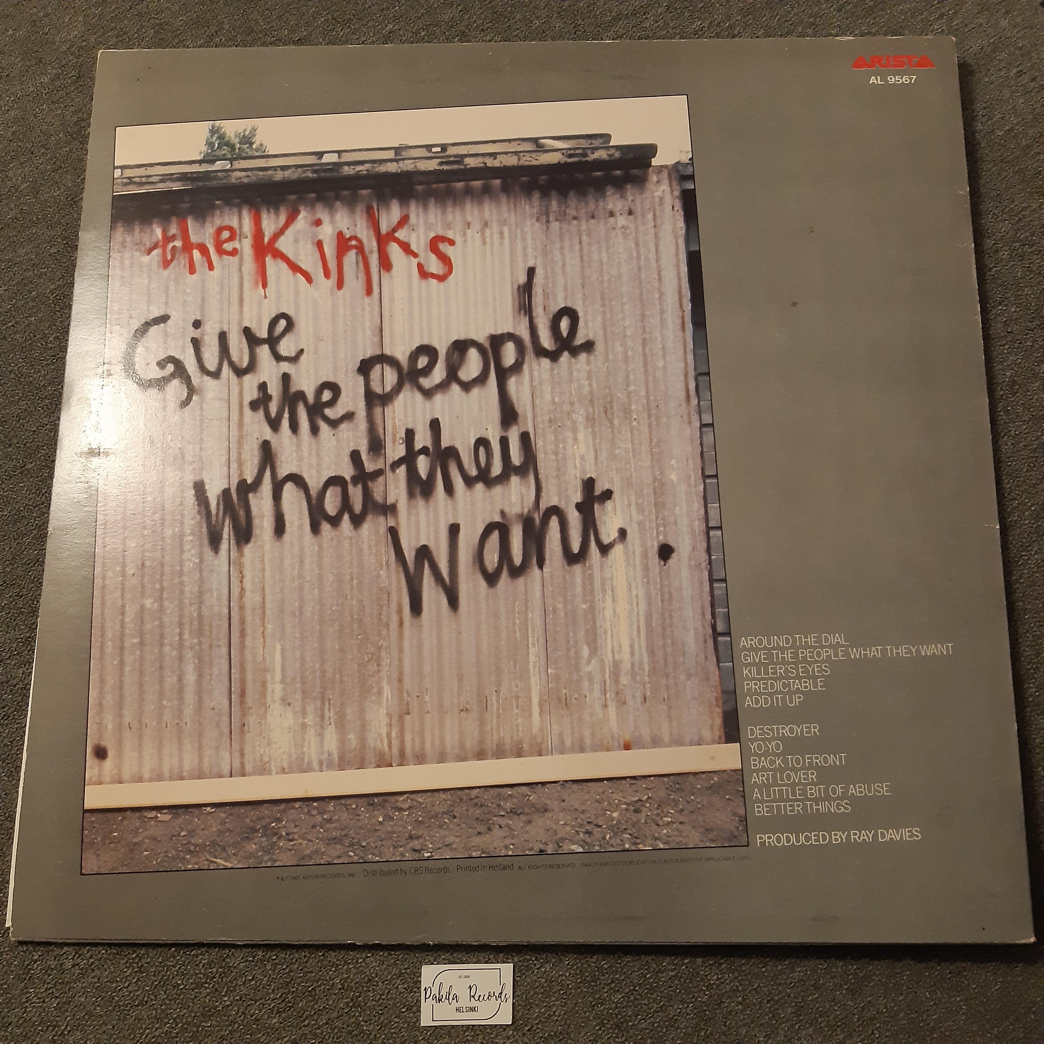 The Kinks - Give The People What They Want - LP (käytetty)