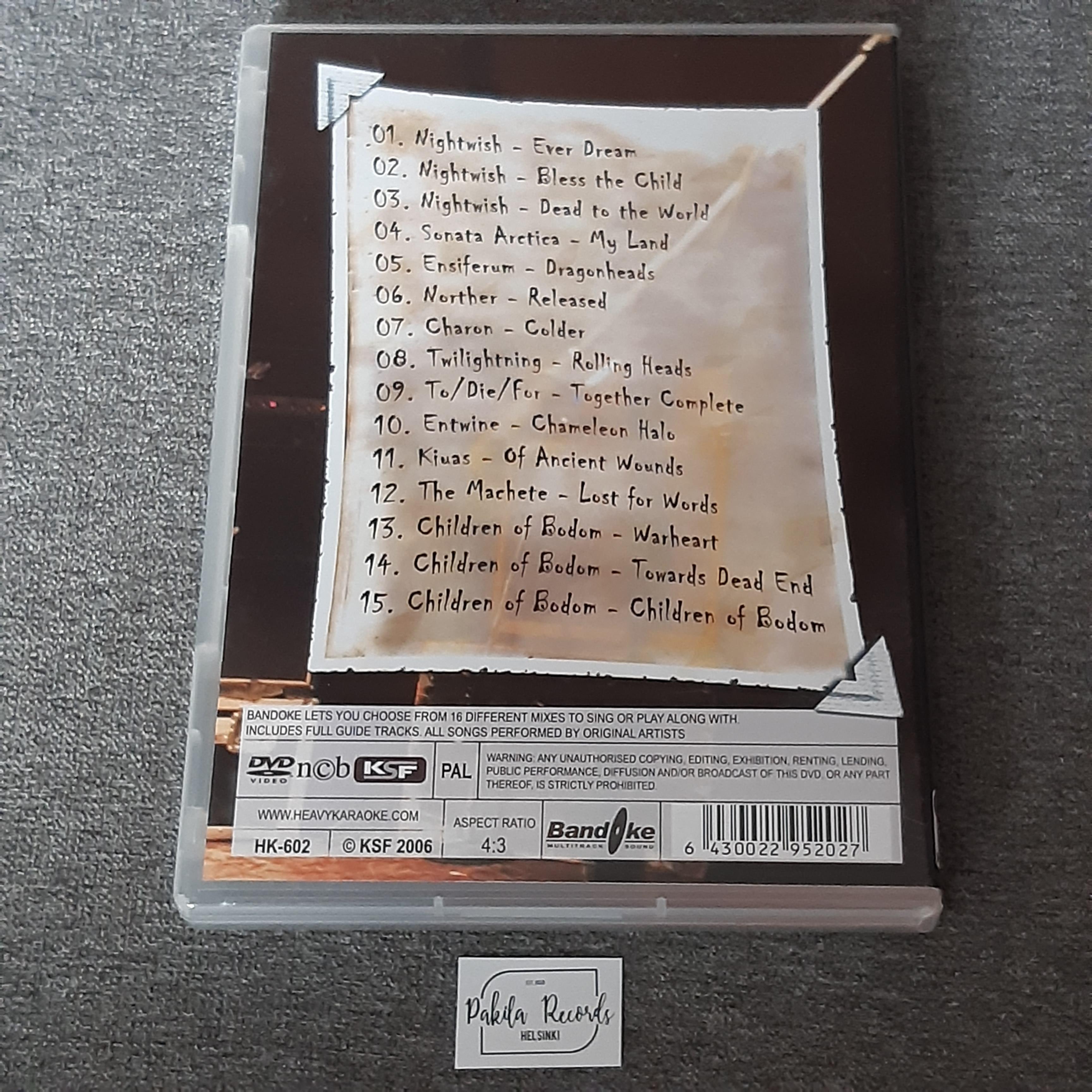 Heavykaraoke - Hits From Spinefarm - DVD (käytetty)
