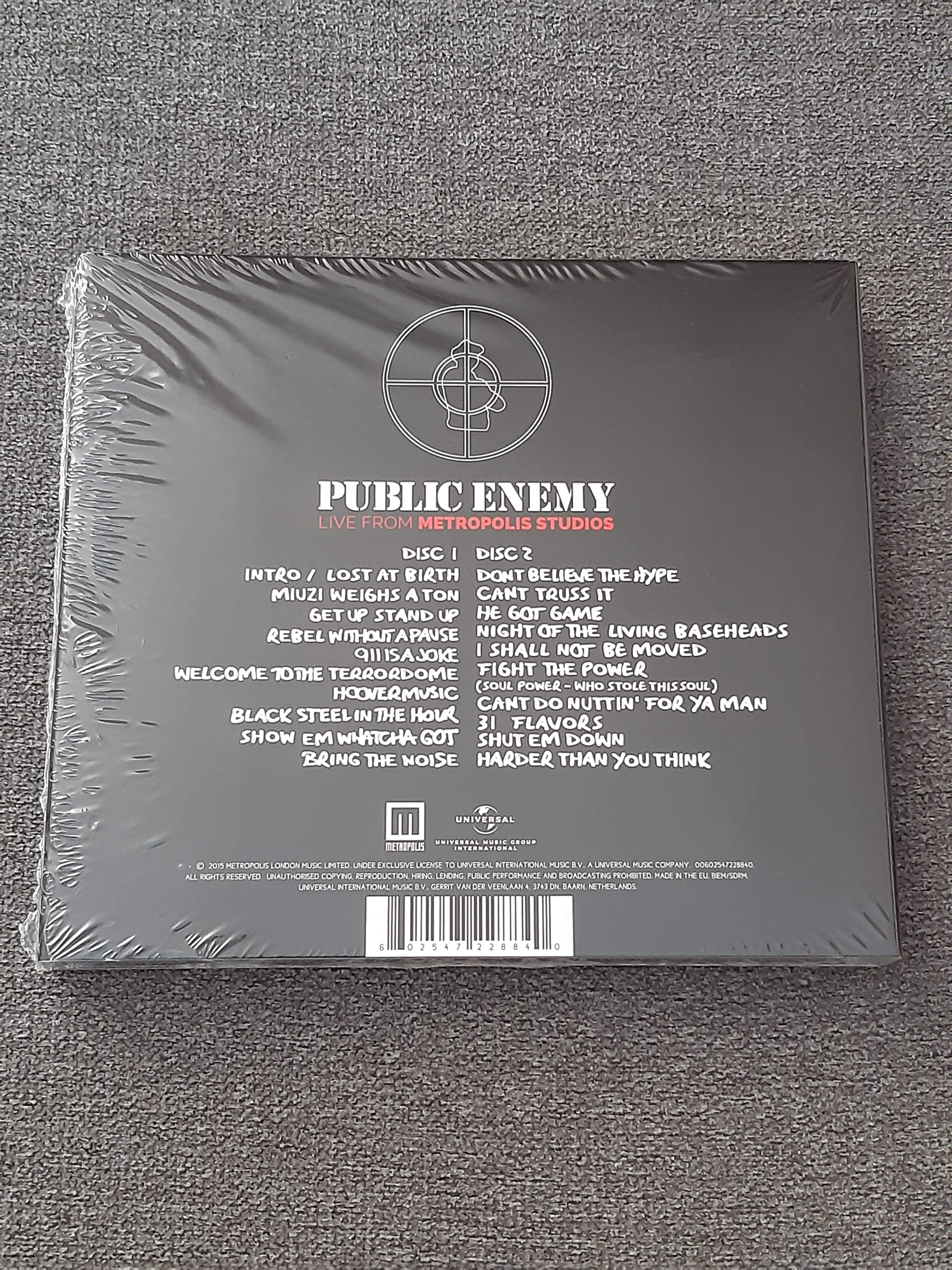 Public Enemy - Live From Metropolis Studios - 2 CD (uusi)