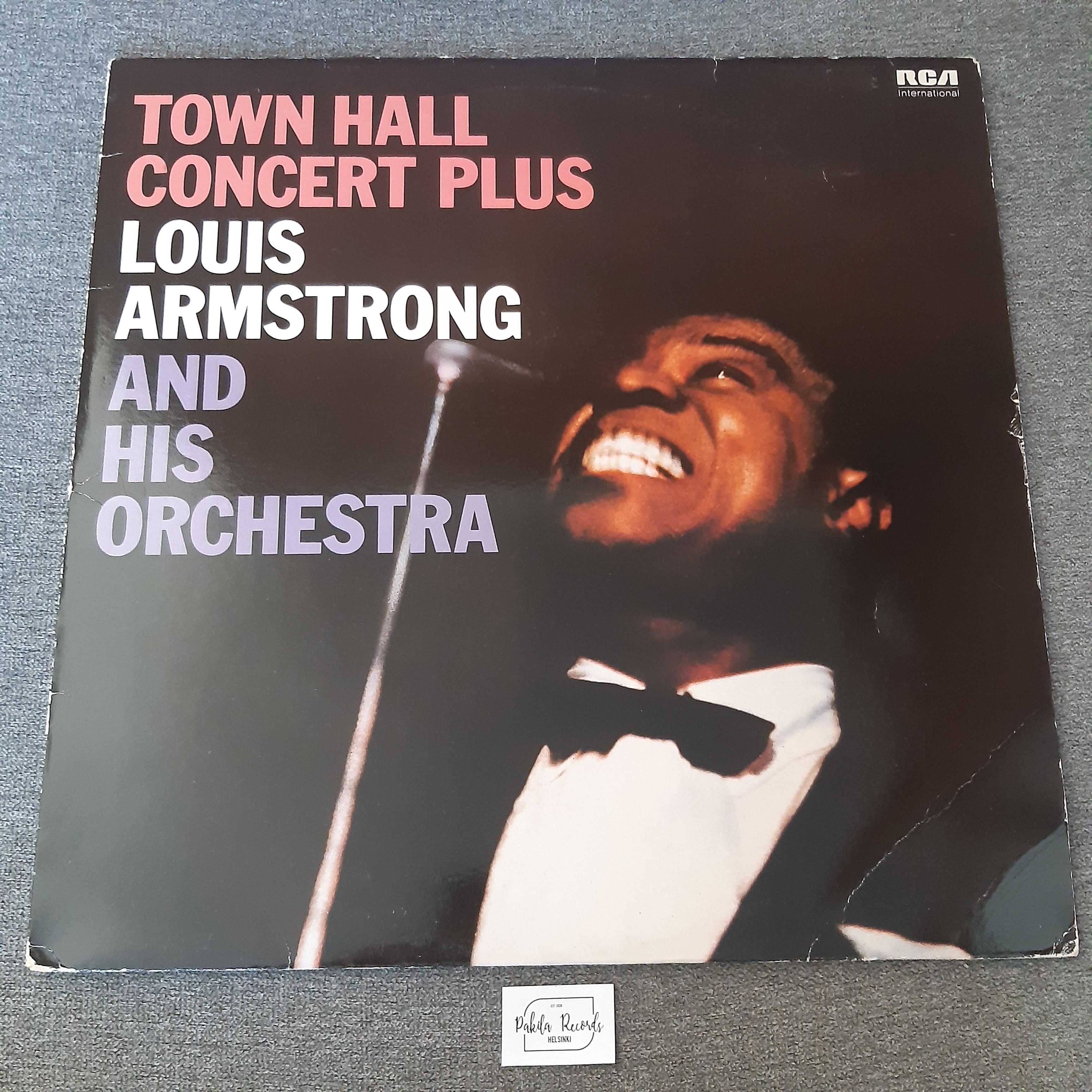 Louis Armstrong And His Orchestra - Town Hall Concert Plus - LP (käytetty)
