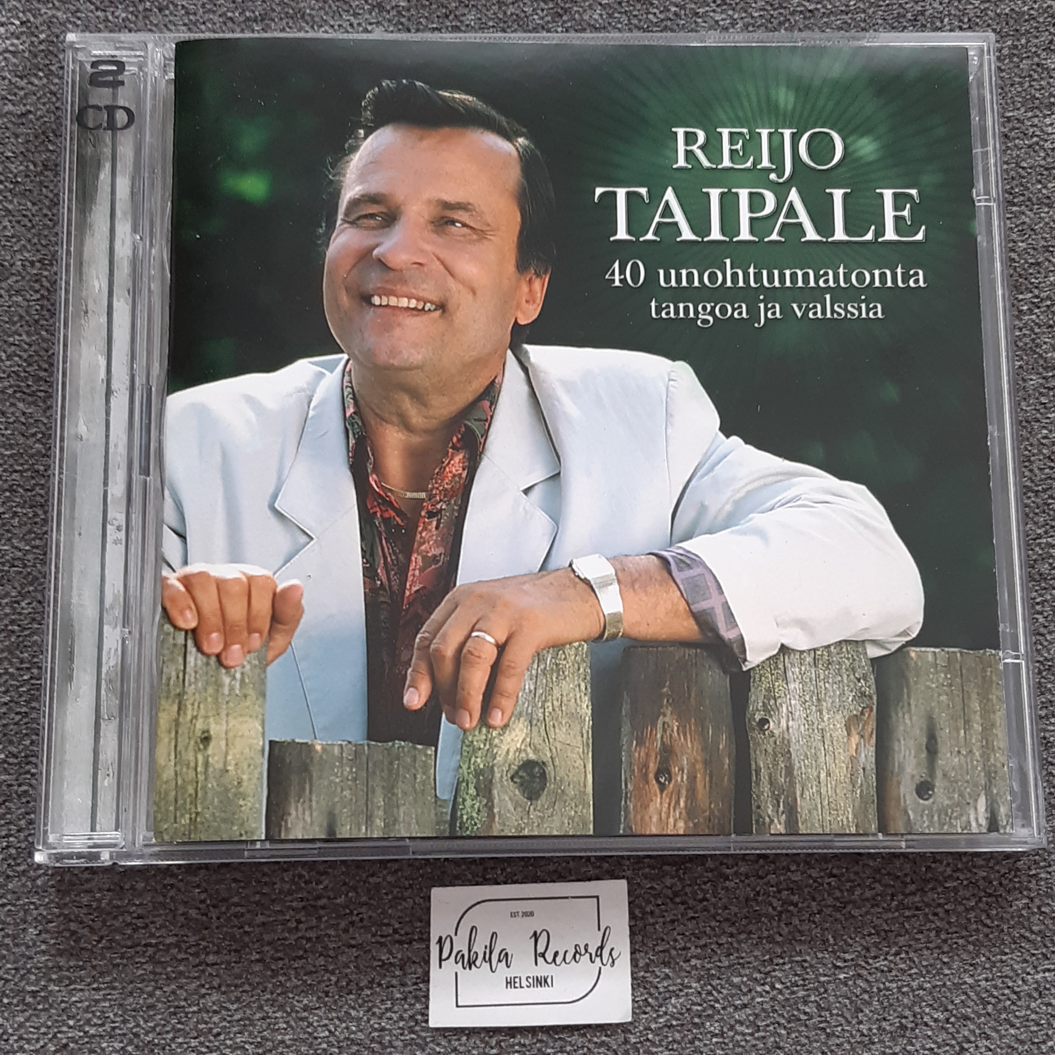 Reijo Taipale - 40 unohtumatonta tangoa ja valssia - 2 CD (käytetty)