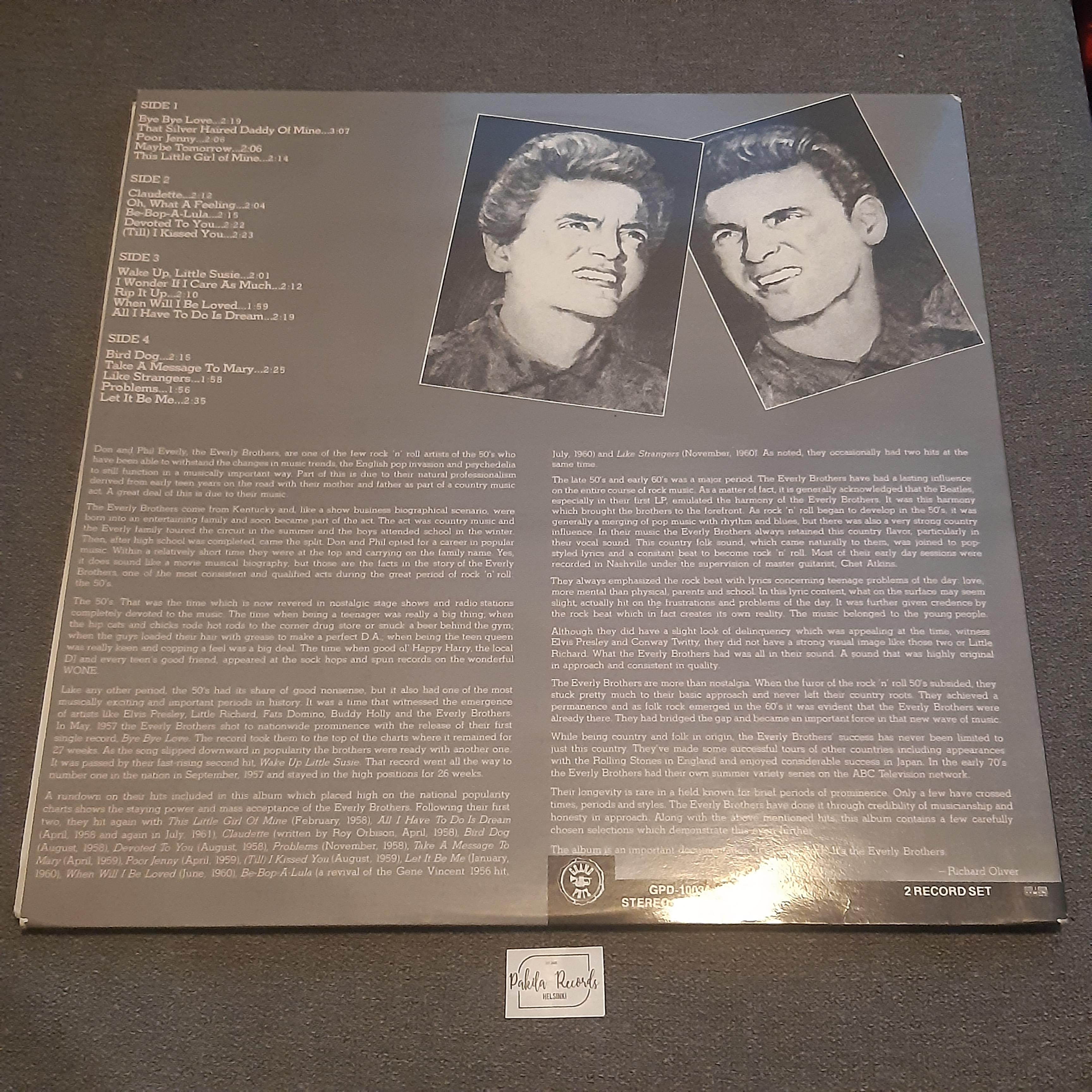 The Everly Brothers - Greatest Hits - 2 LP (käytetty)