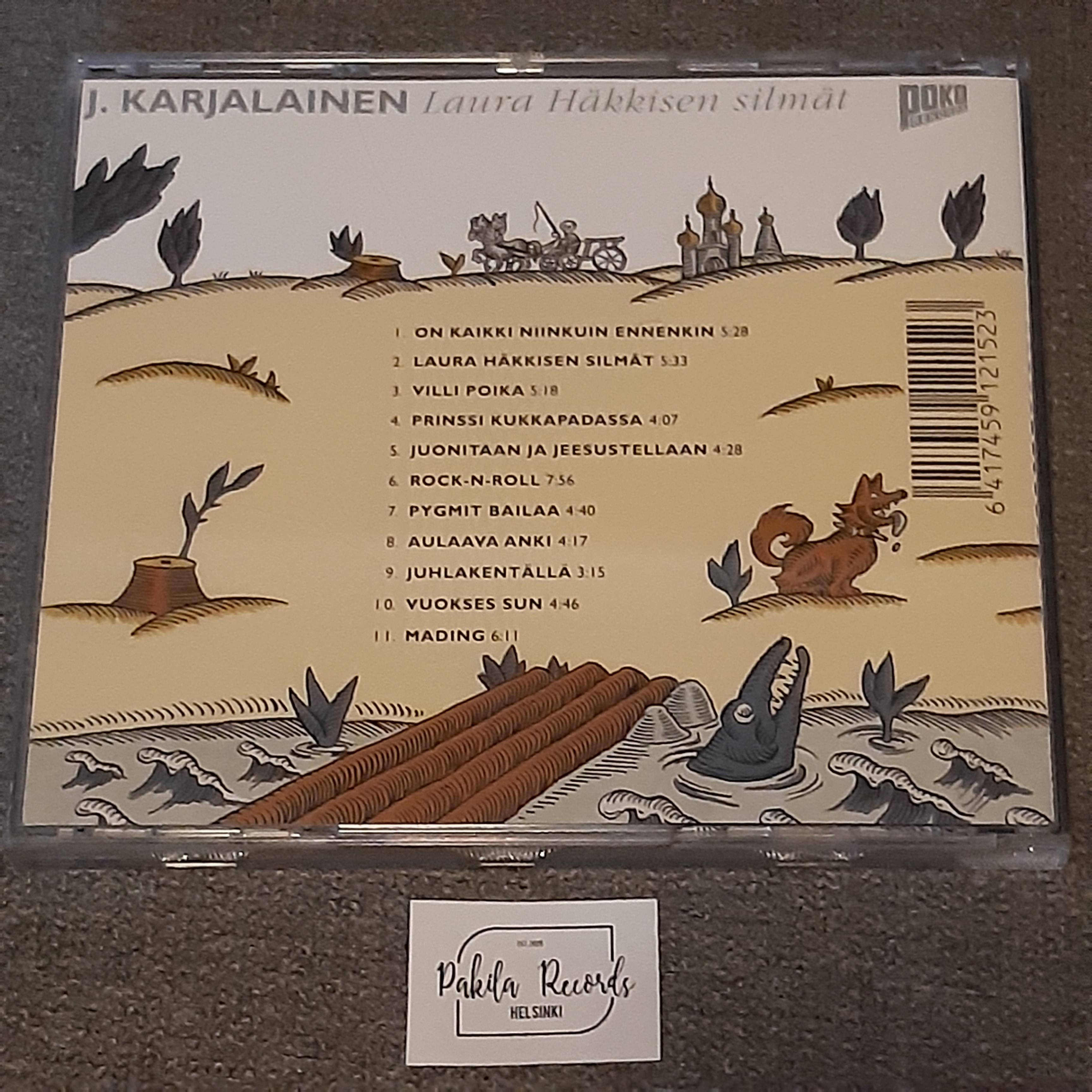 J. Karjalainen - Laura Häkkisen silmät - CD (käytetty)