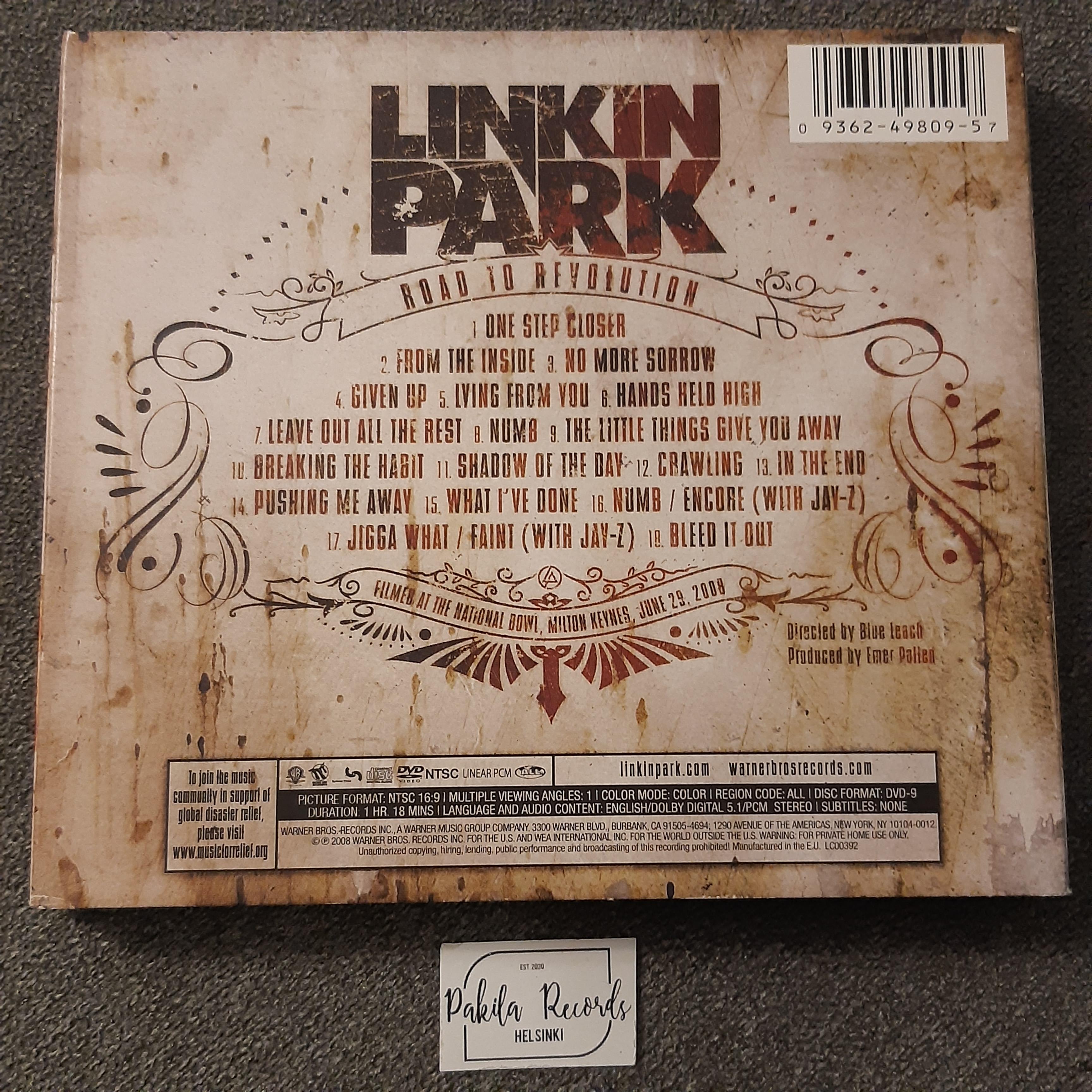 Linkin Park - Road To Revolution, Live At Milton Keynes - CD + DVD (käytetty)
