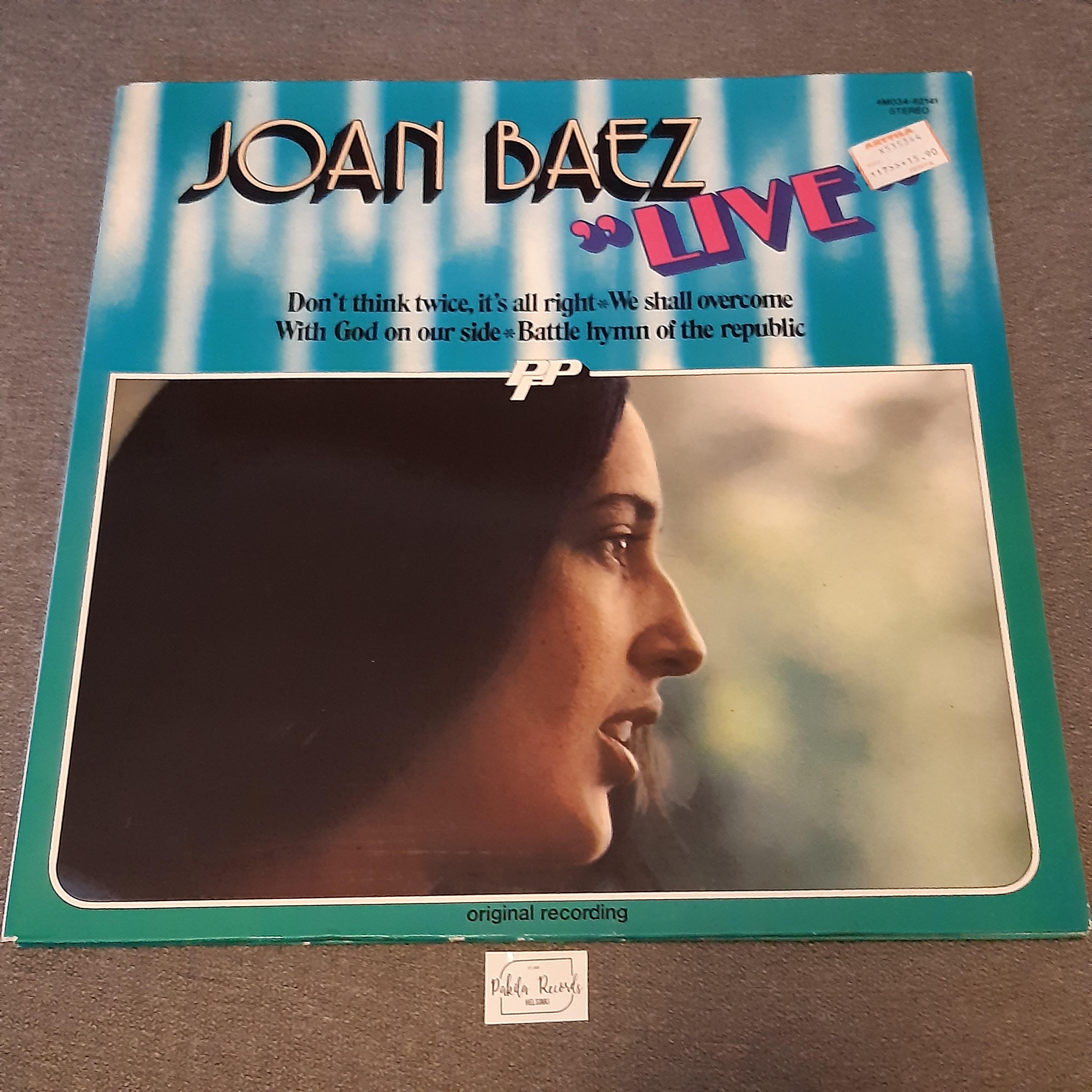 Joan Baez - Live - LP (käytetty)