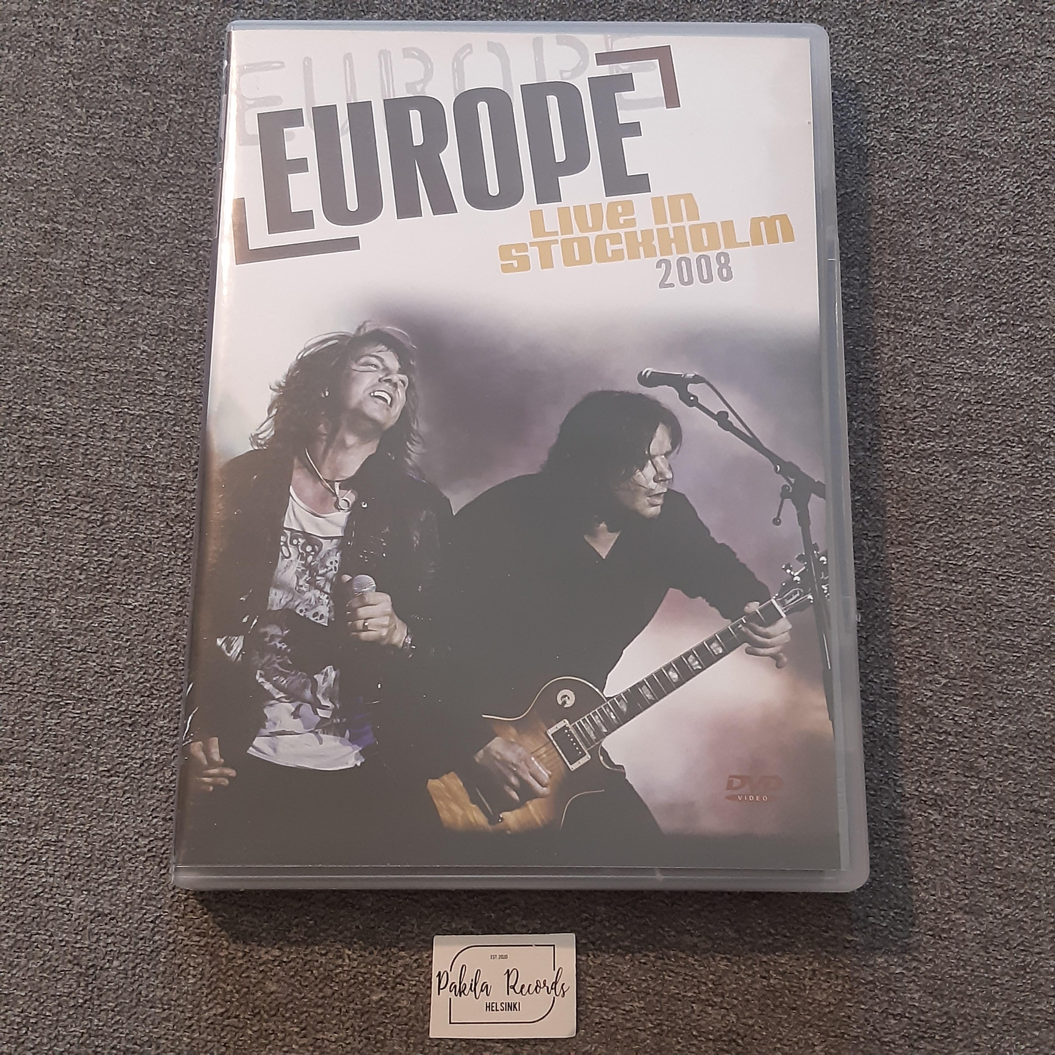 Europe - Live In Stockholm 2008 - DVD (käytetty)