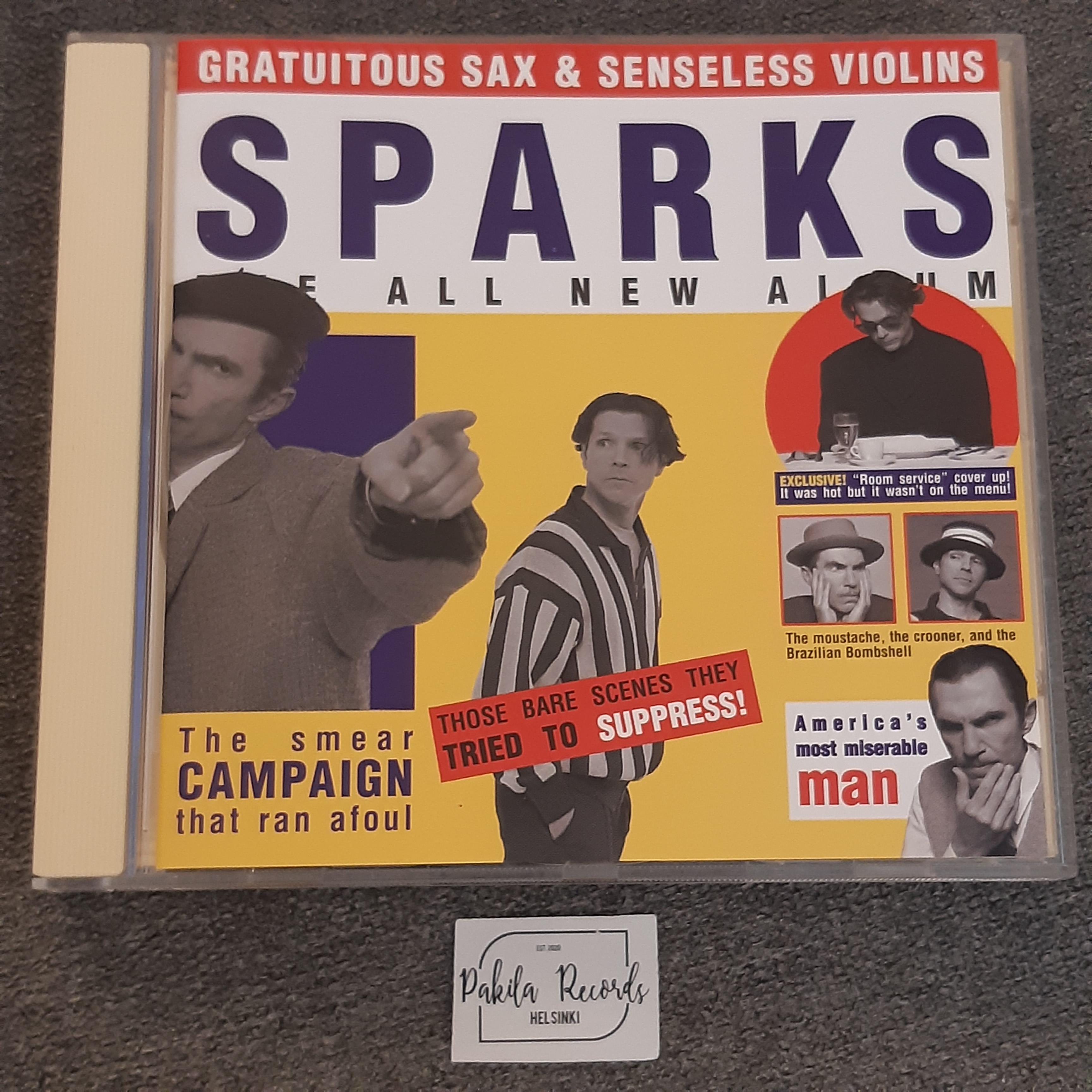 Sparks - Gratuitos Sax & Senseless Violins - CD (käytetty)