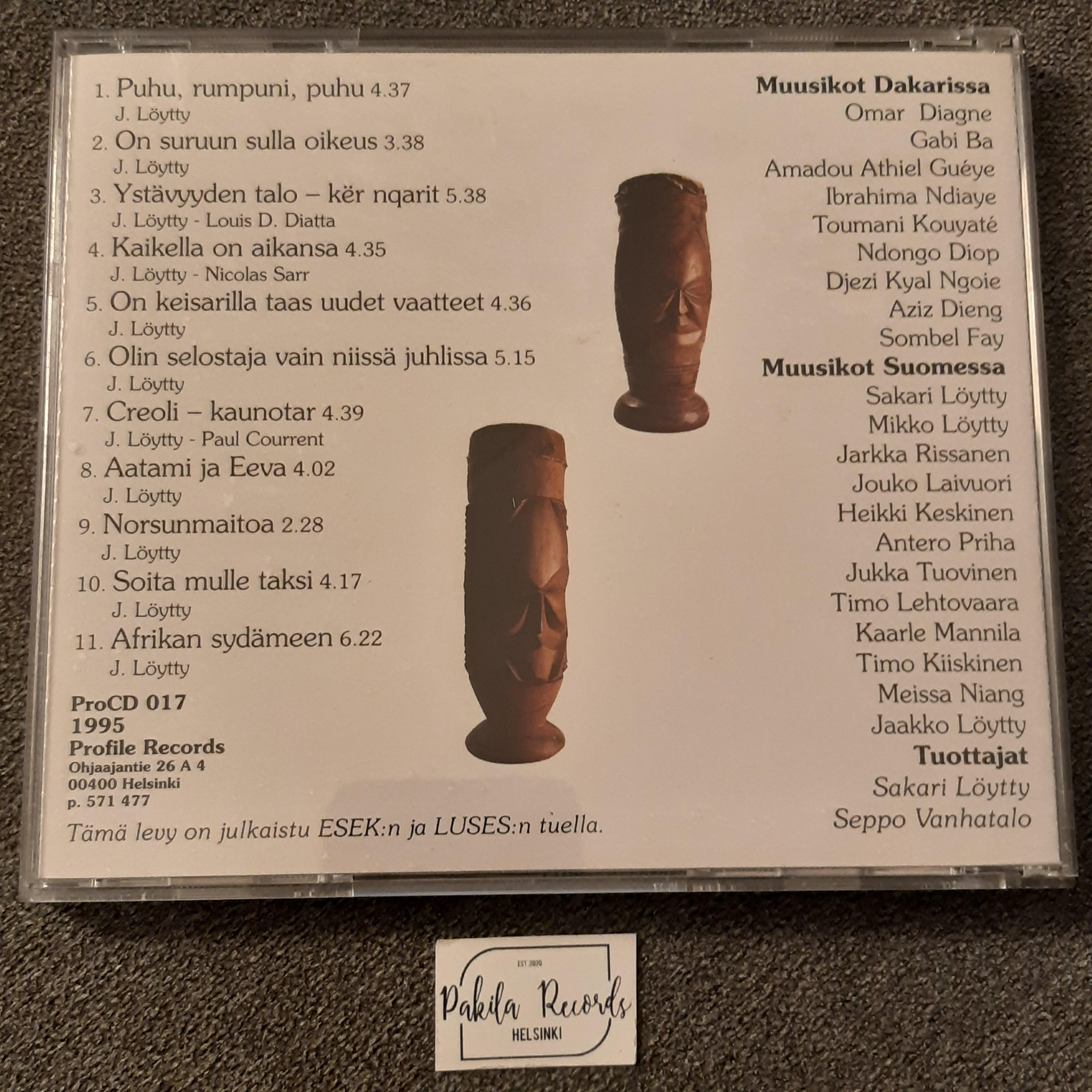 Jaakko Löytty - Norsunmaitoa - CD (käytetty)