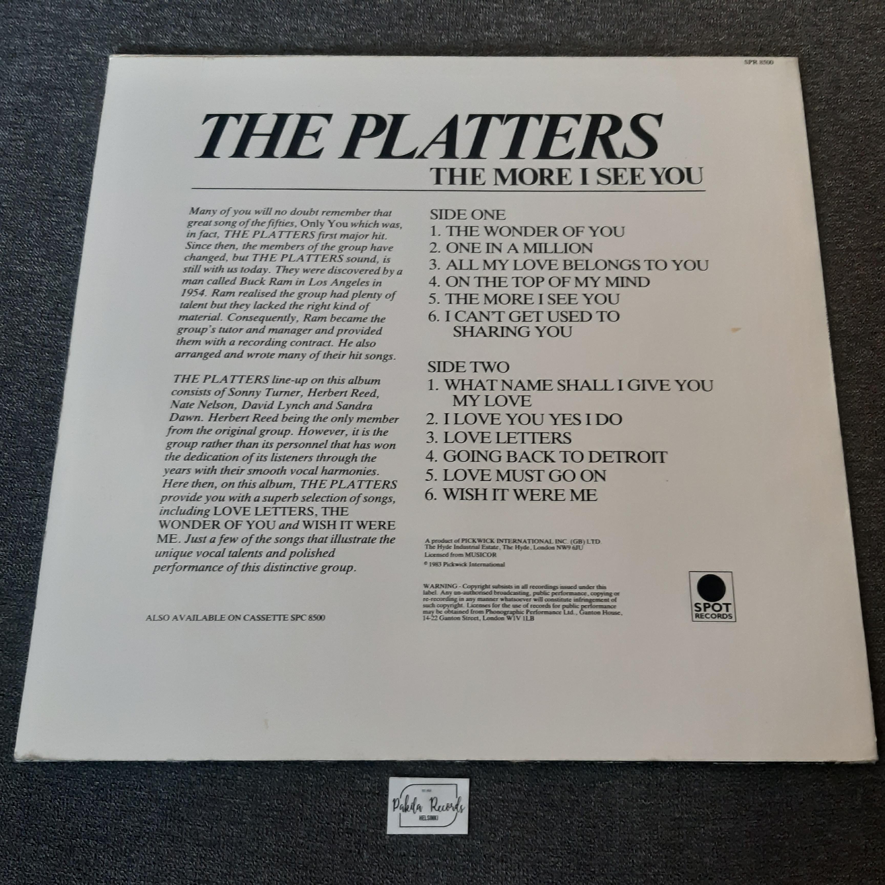 The Platters - The More I See You - LP (käytetty)