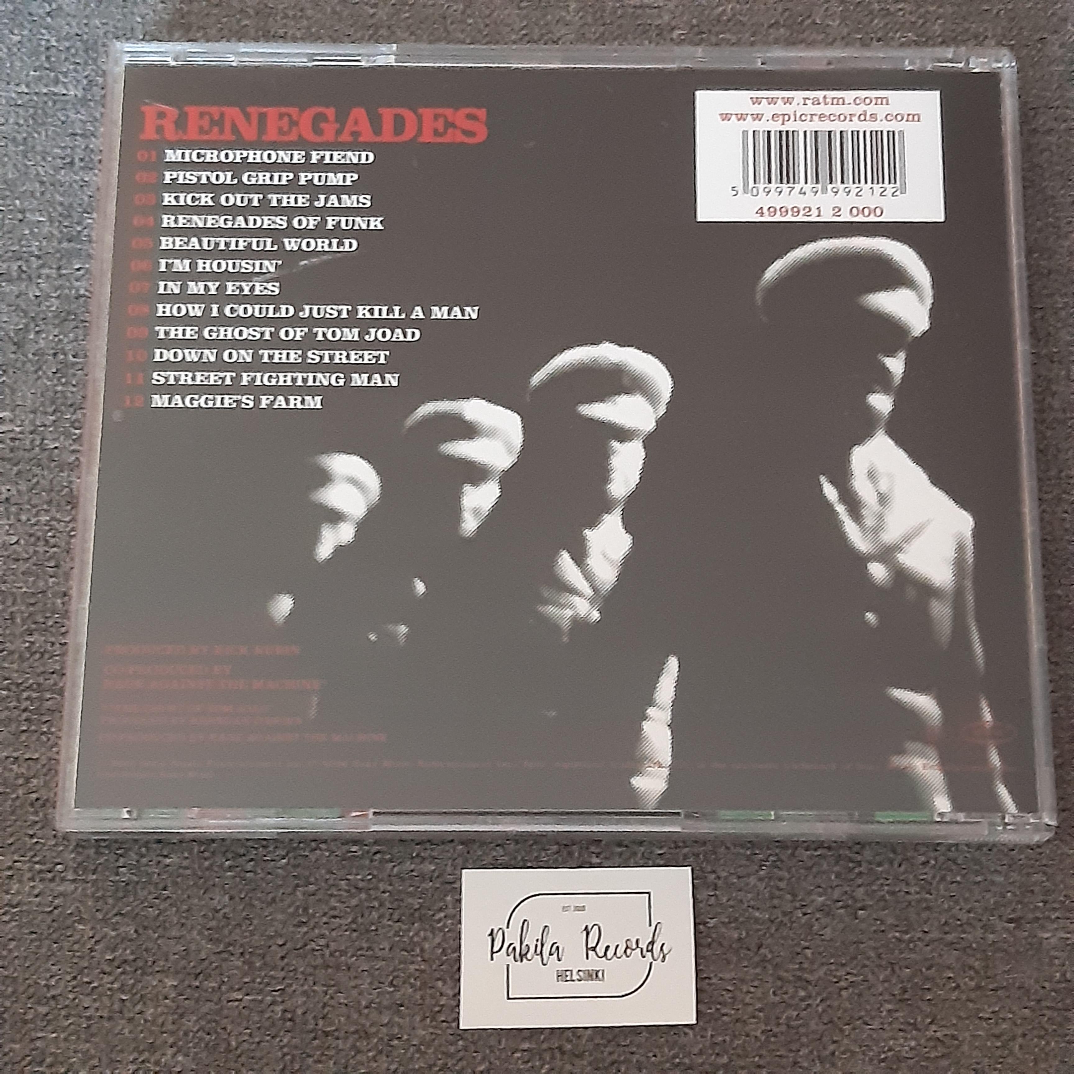 Rage Against The Machine - Renegades - CD (käytetty)