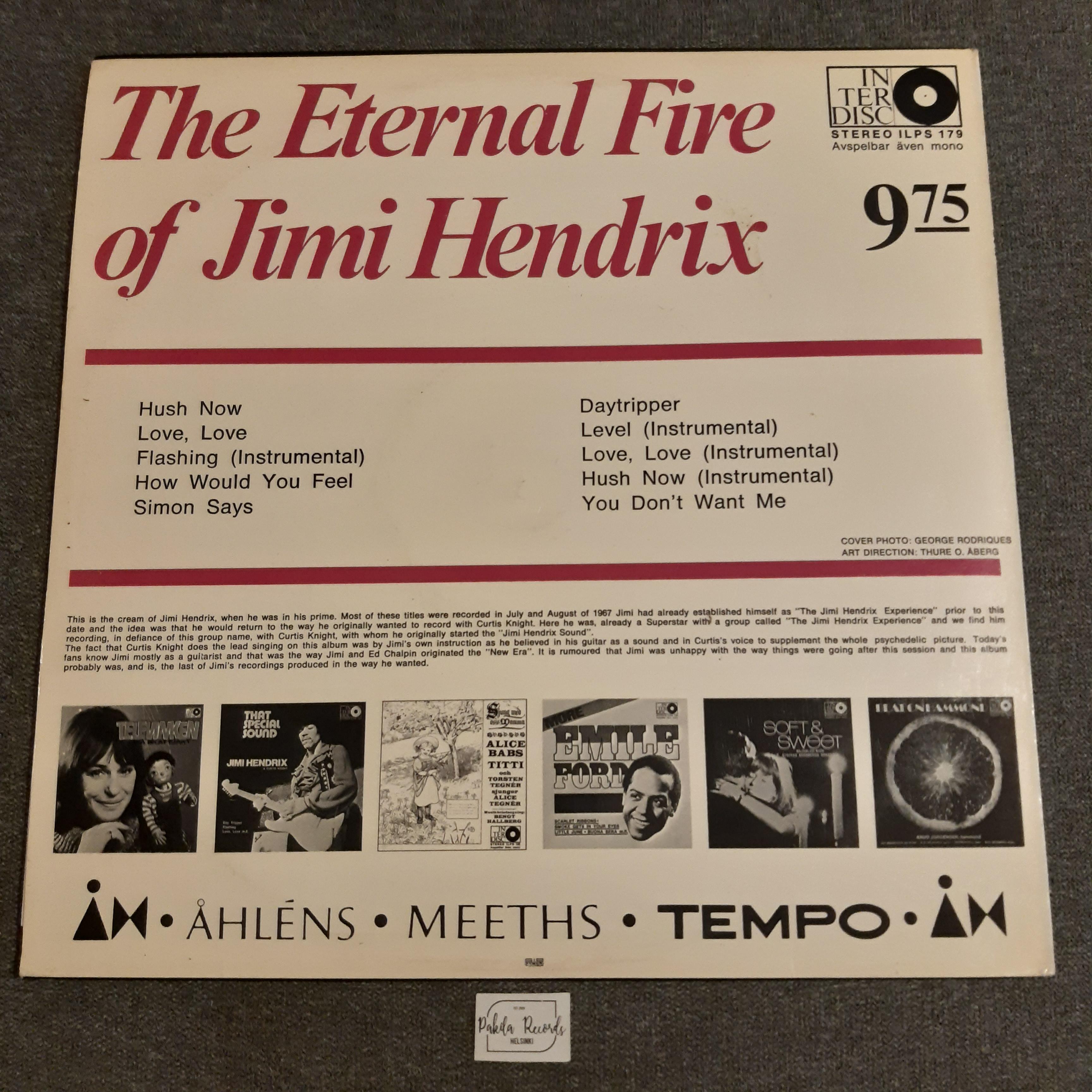 Jimi Hendrix With Curtis Knight - The Eternal Fire Of Jimi Hendrix - LP (käytetty)