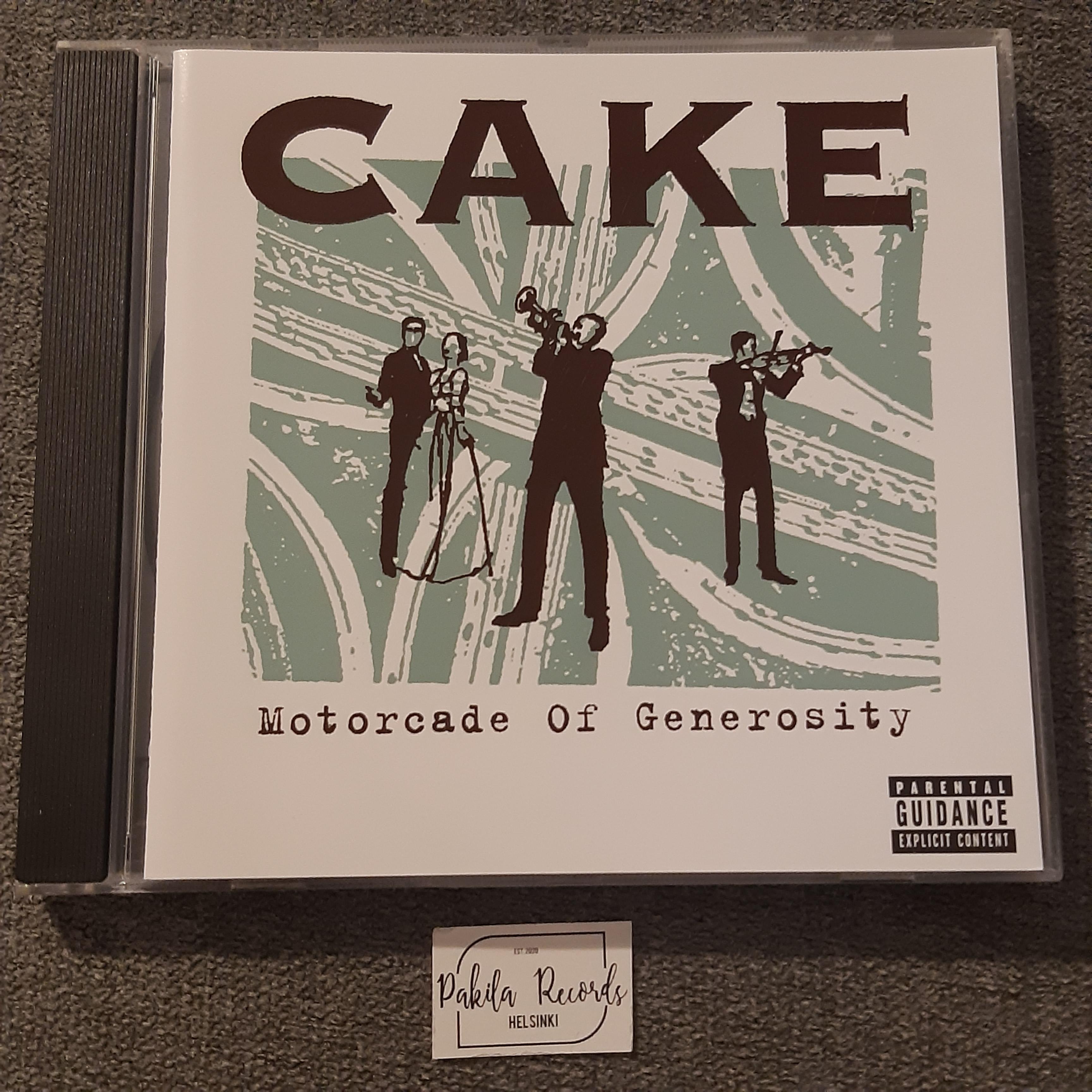 Cake - Motorcade Of Generosity - CD (käytetty)