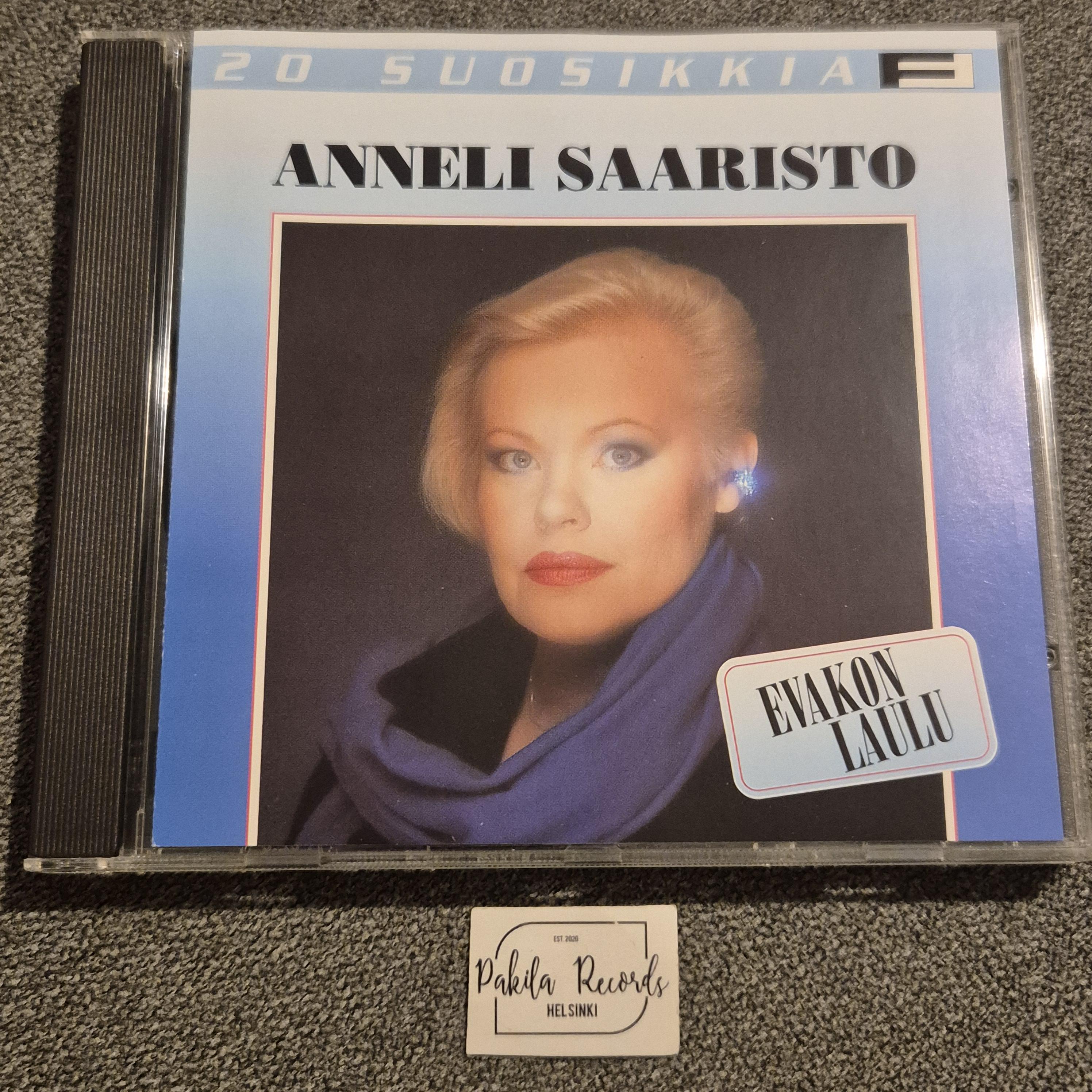 Anneli Saaristo - Evakon laulu, 20 suosikkia - CD (käytetty)