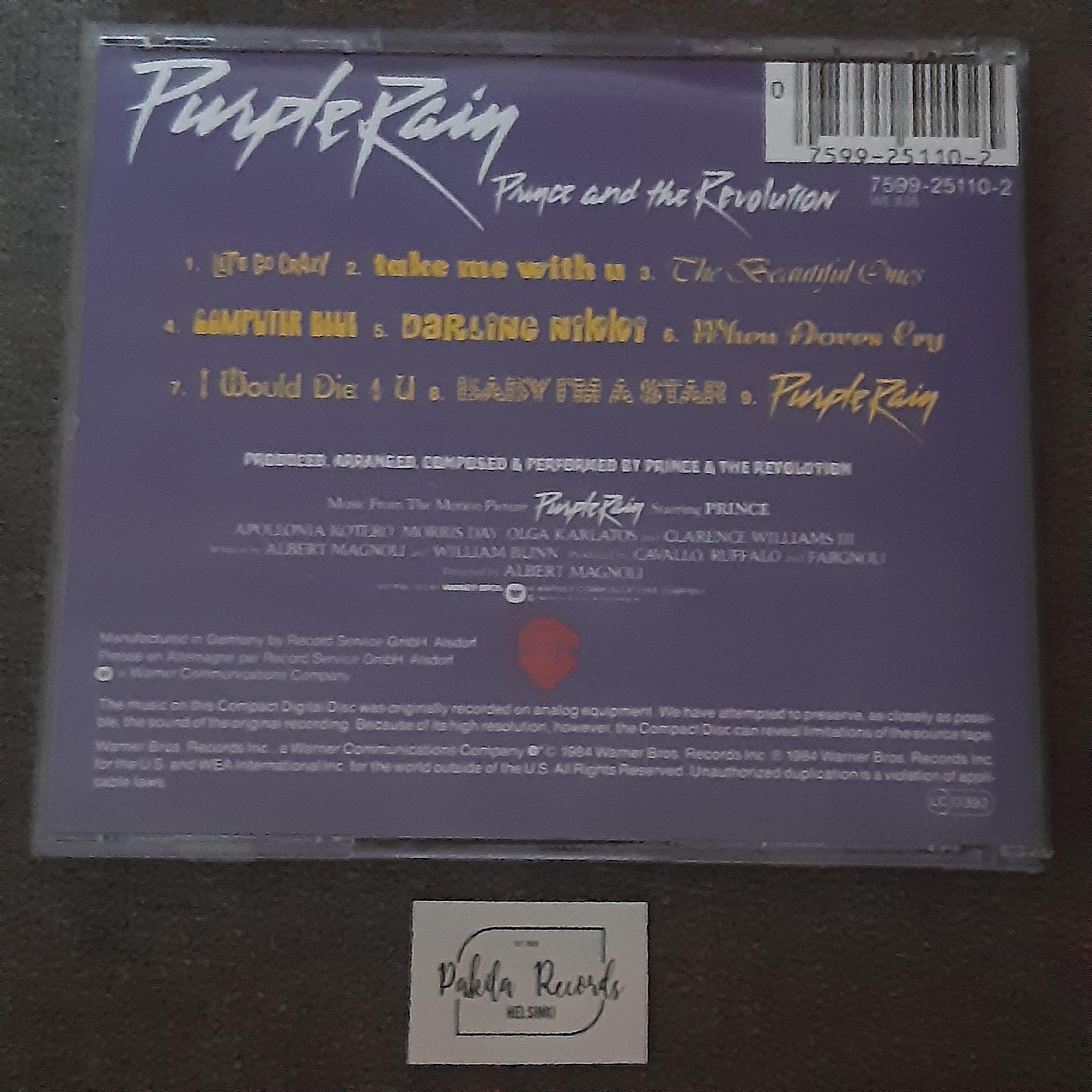 Prince & The Revolution - Music From Purple Rain - CD (käytetty)