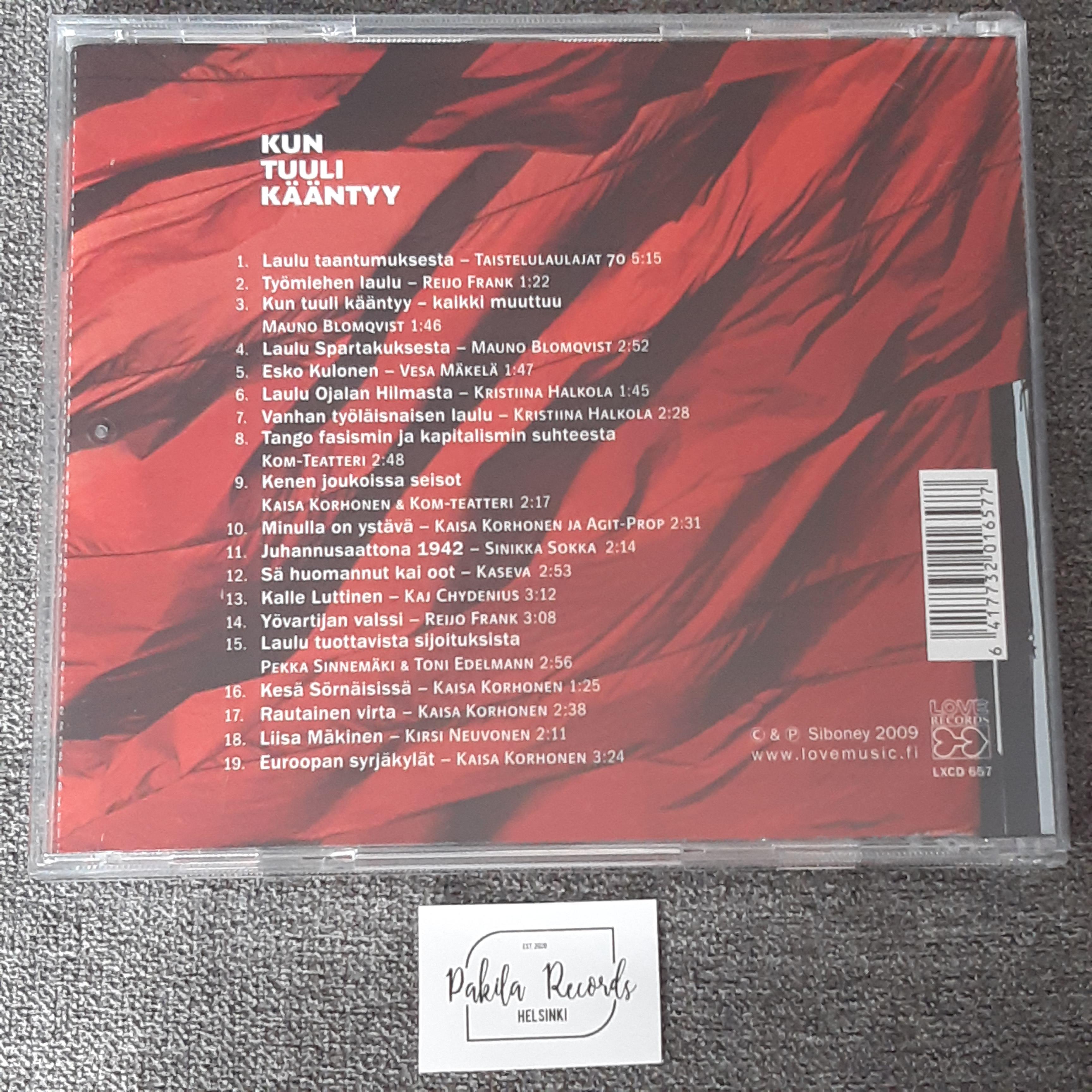 Kun tuuli kääntyy - CD (käytetty)