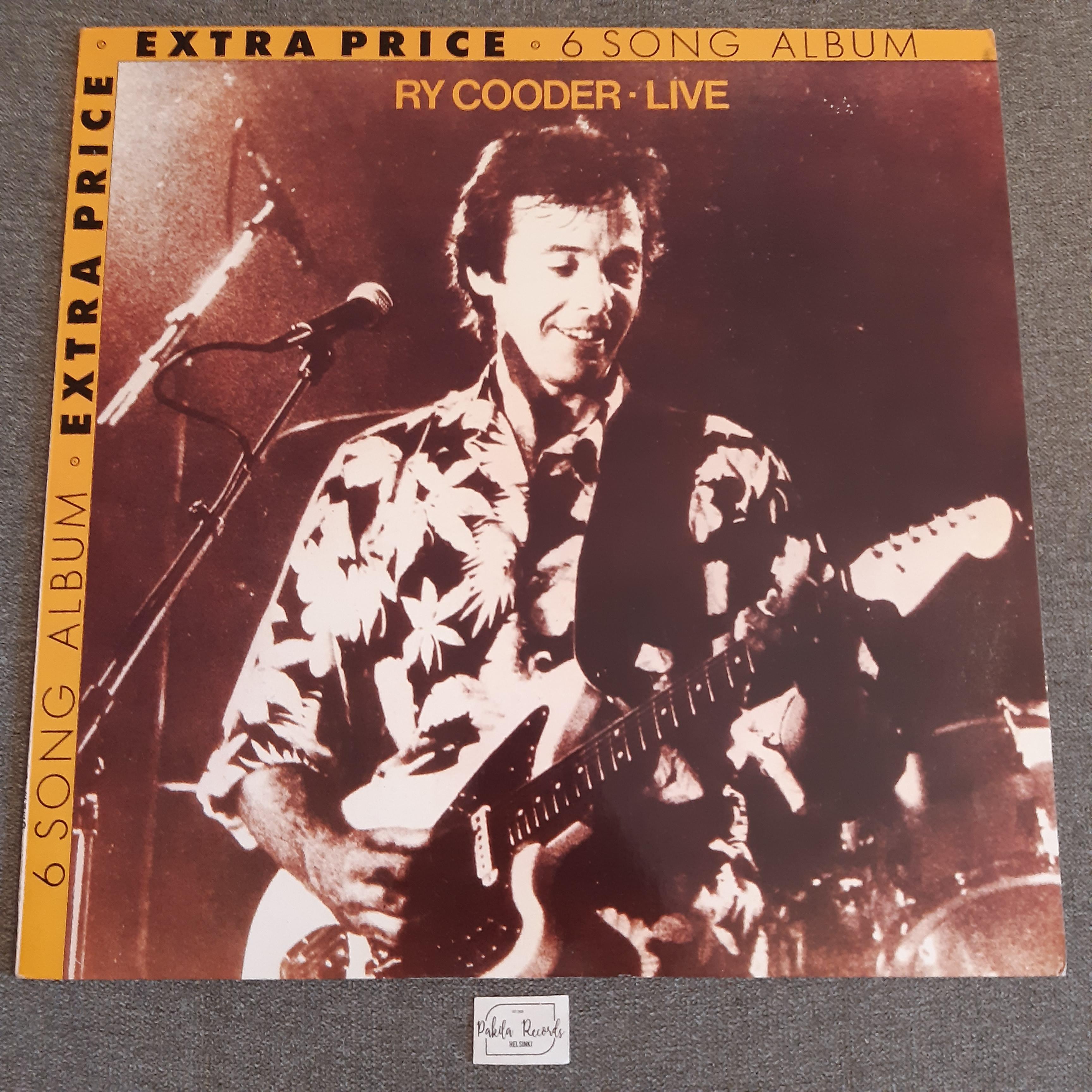 Ry Cooder - Live - LP (käytetty)