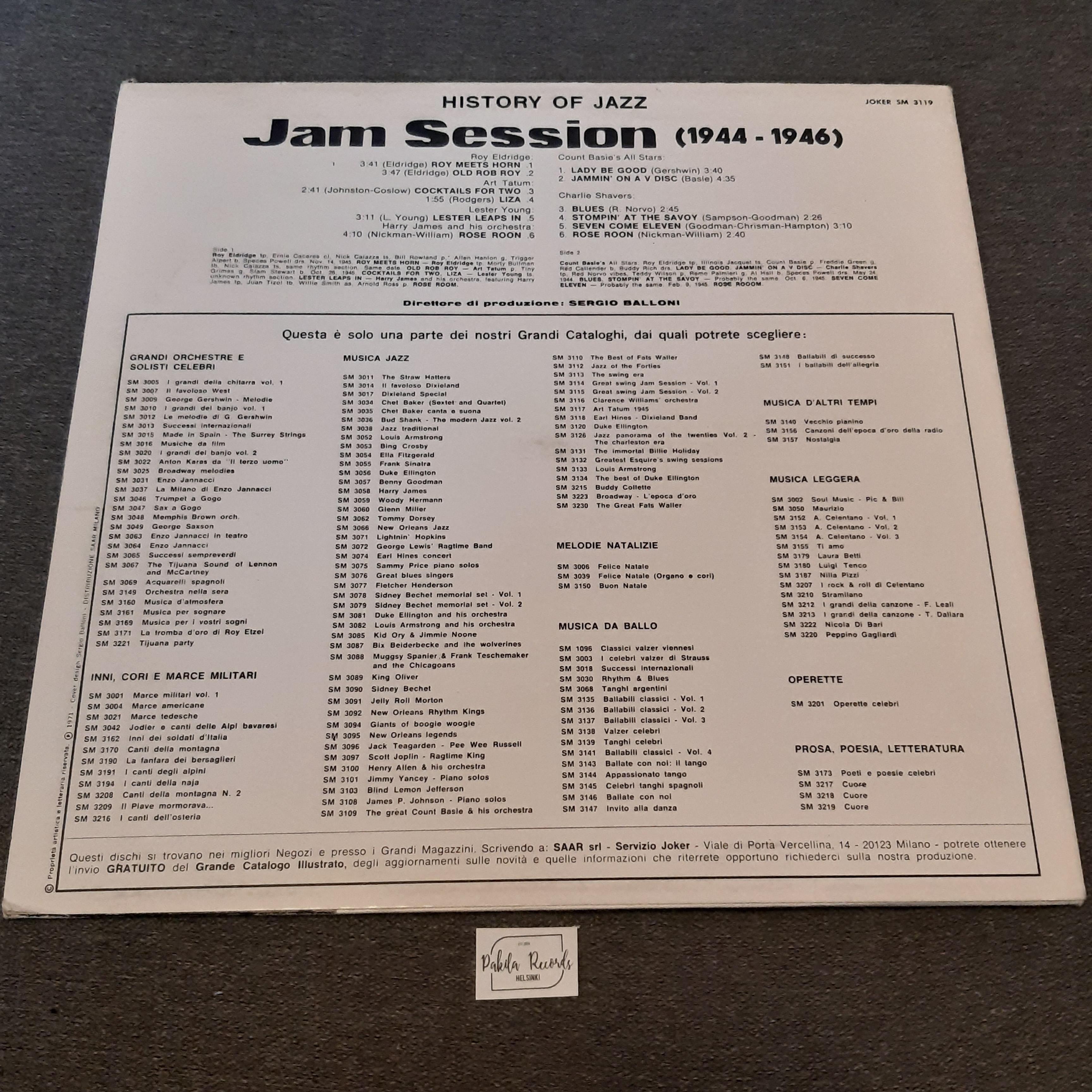 Jam Session (1944-1946) - LP (käytetty)