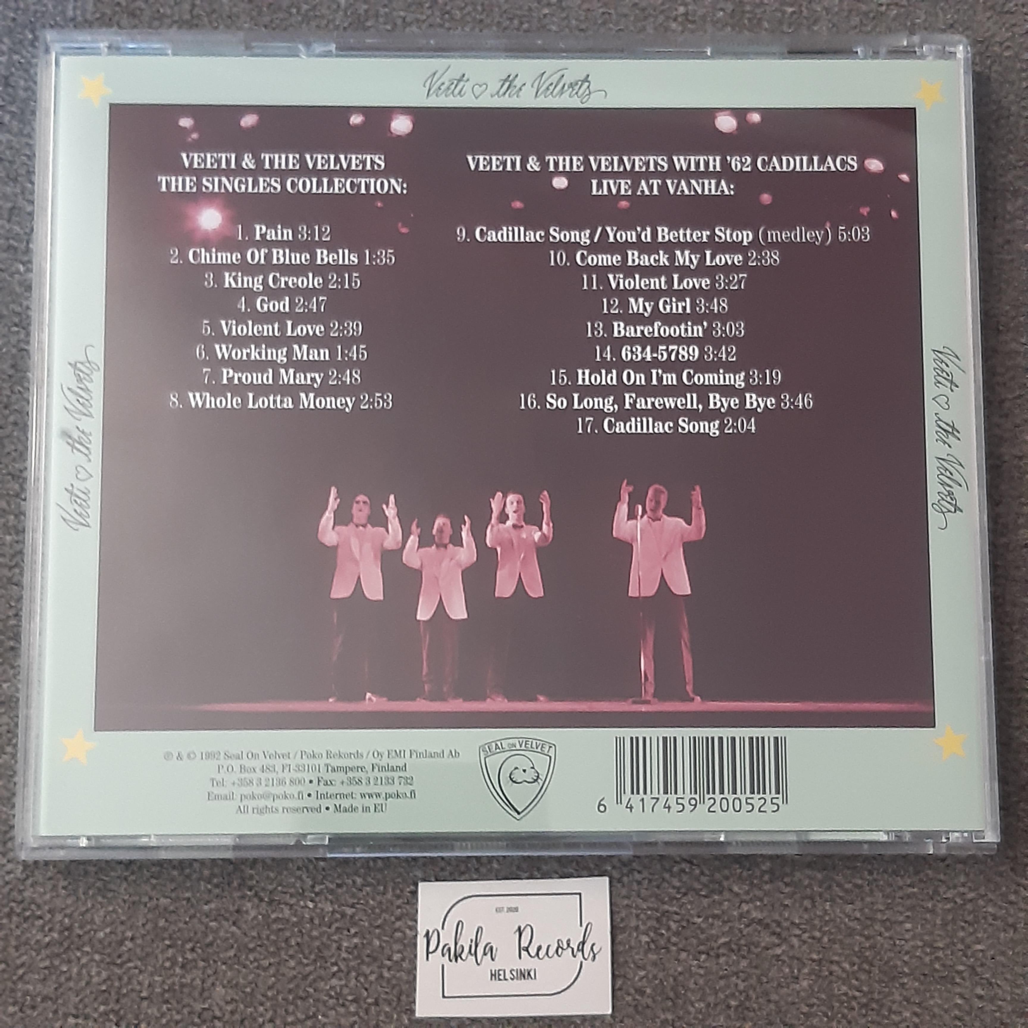 Veeti & The Velvets - The Singles Collection - CD (käytetty)
