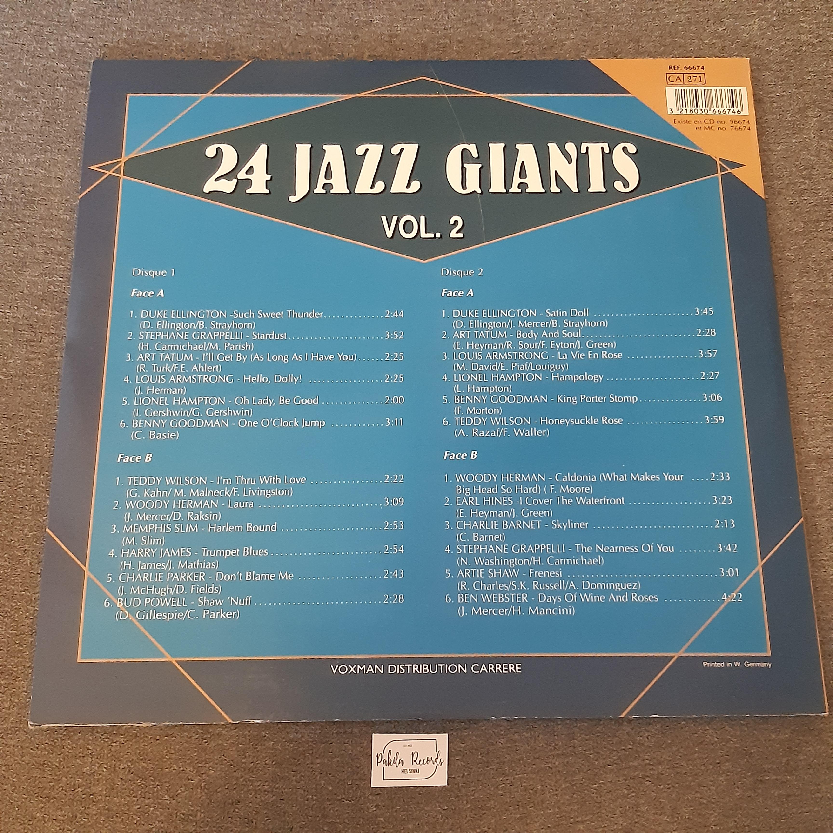 24 Jazz Giants Vol. 2 - 2 LP (käytetty)