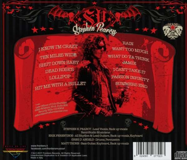 Stephen Pearcy - Smash - CD (uusi)