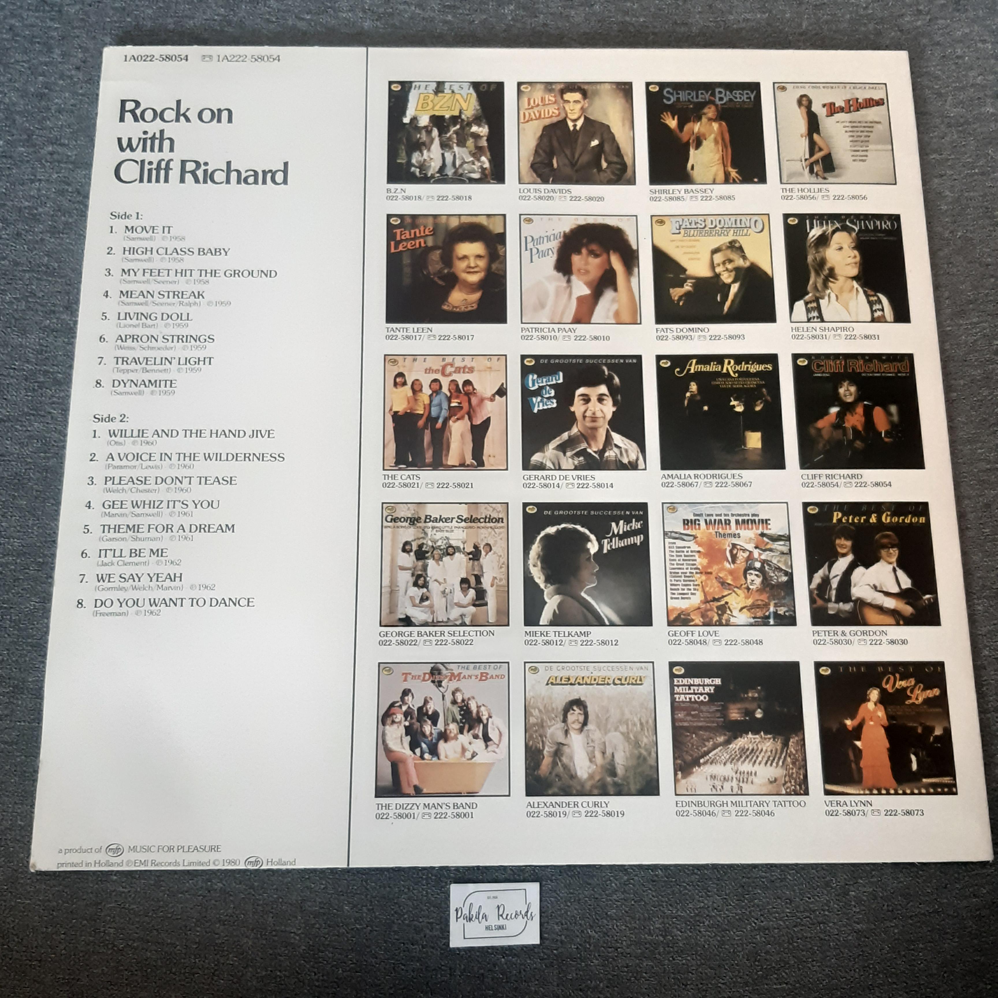 Cliff Richard - Rock On With Cliff Richard - LP (käytetty)