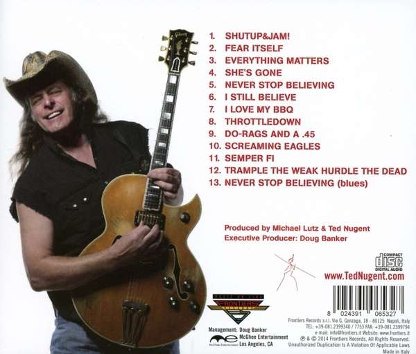 Ted Nugent - Shut Up & Jam! - CD (uusi)