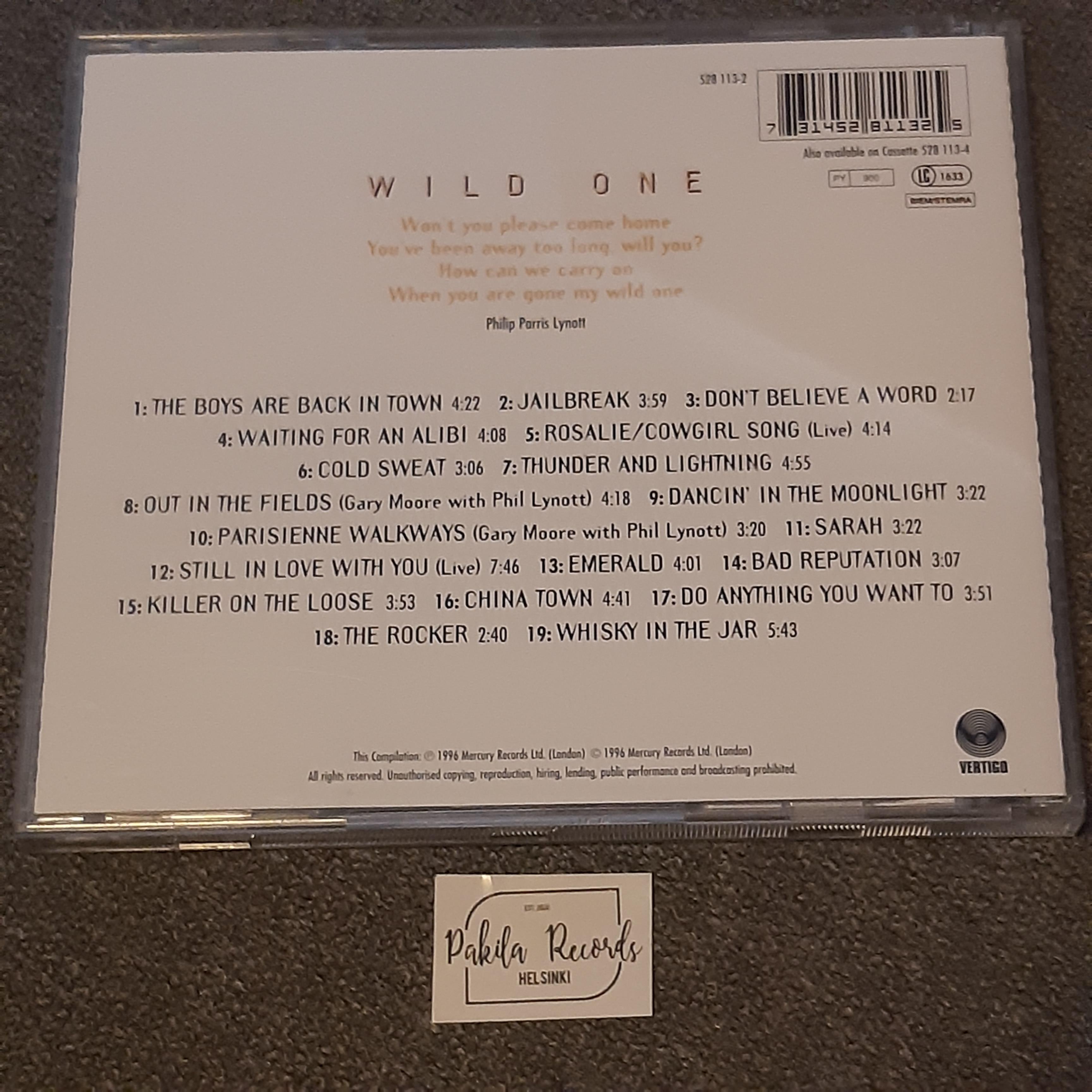 Thin Lizzy - Wild One, The Very Best Of - CD (käytetty)