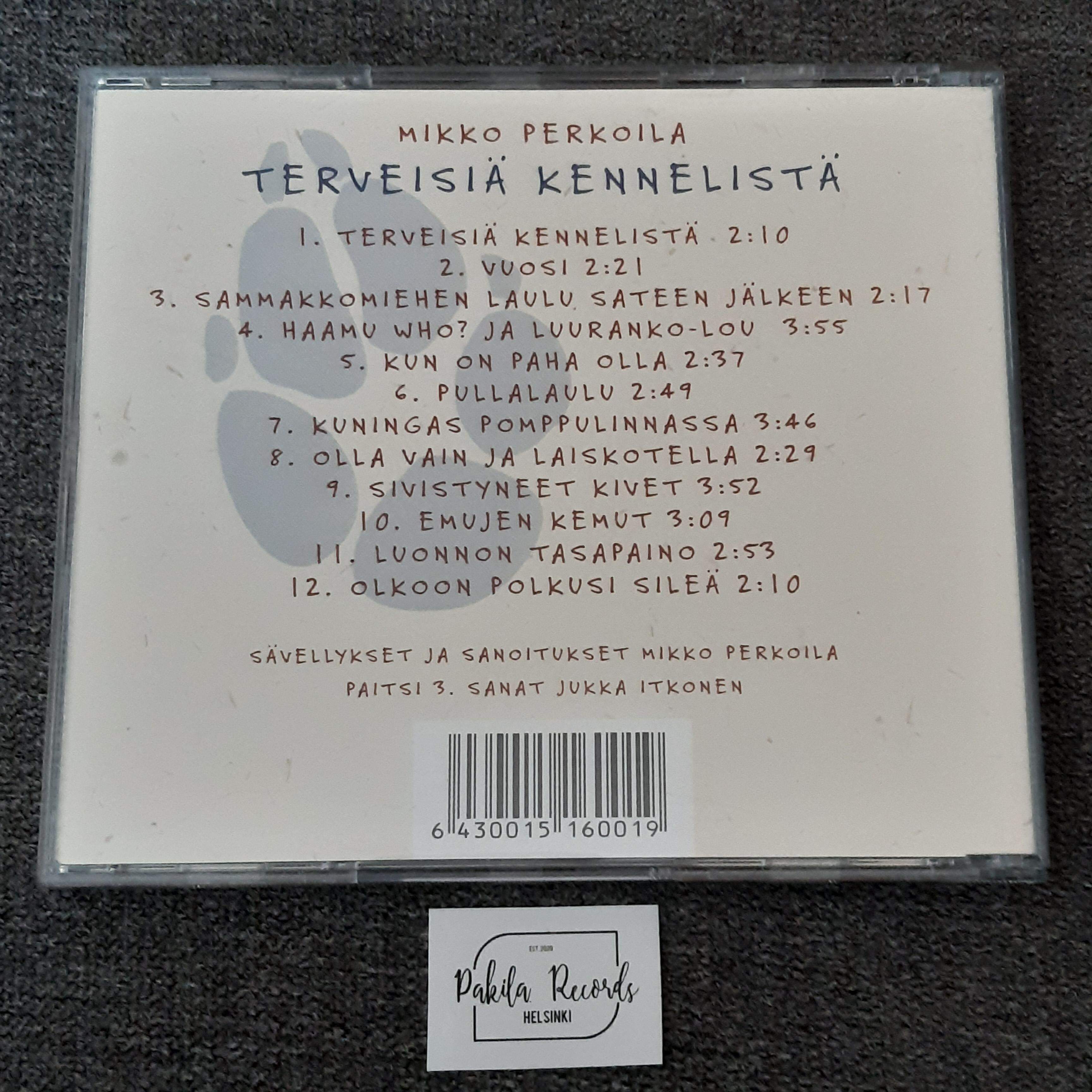 Mikko Perkoila - Terveisiä kennelistä - CD (käytetty)