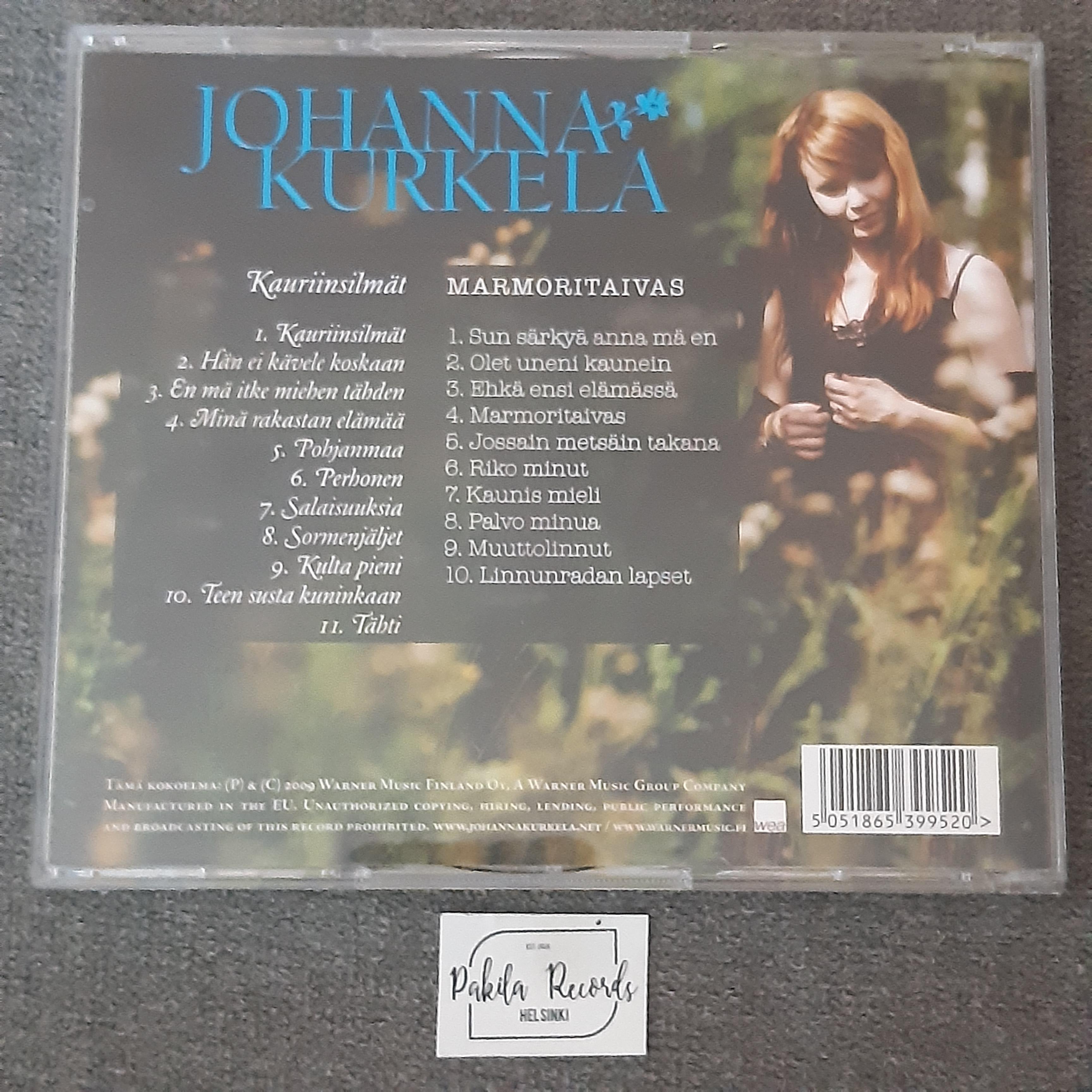 Johanna Kurkela - Kauriinsilmät / Marmoritaivas - 2 CD (käytetty)