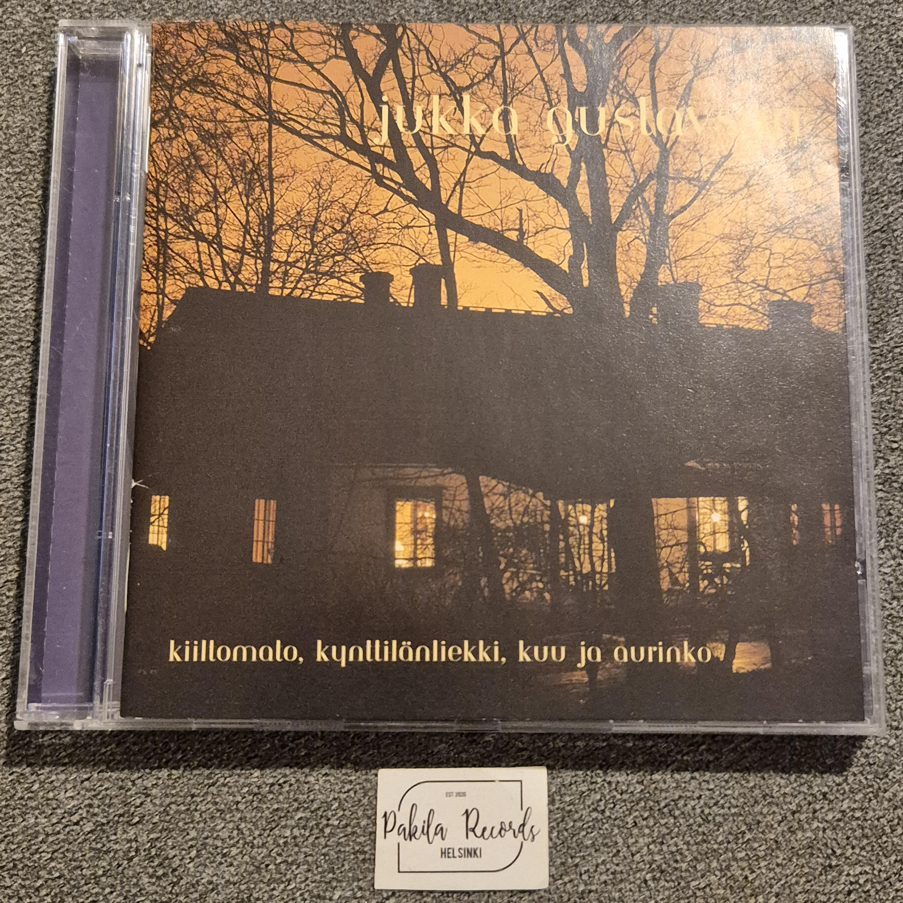 Jukka Gustavson - Kiiltomato, kynttilänliekki, kuu ja aurinko - CD (käytetty)