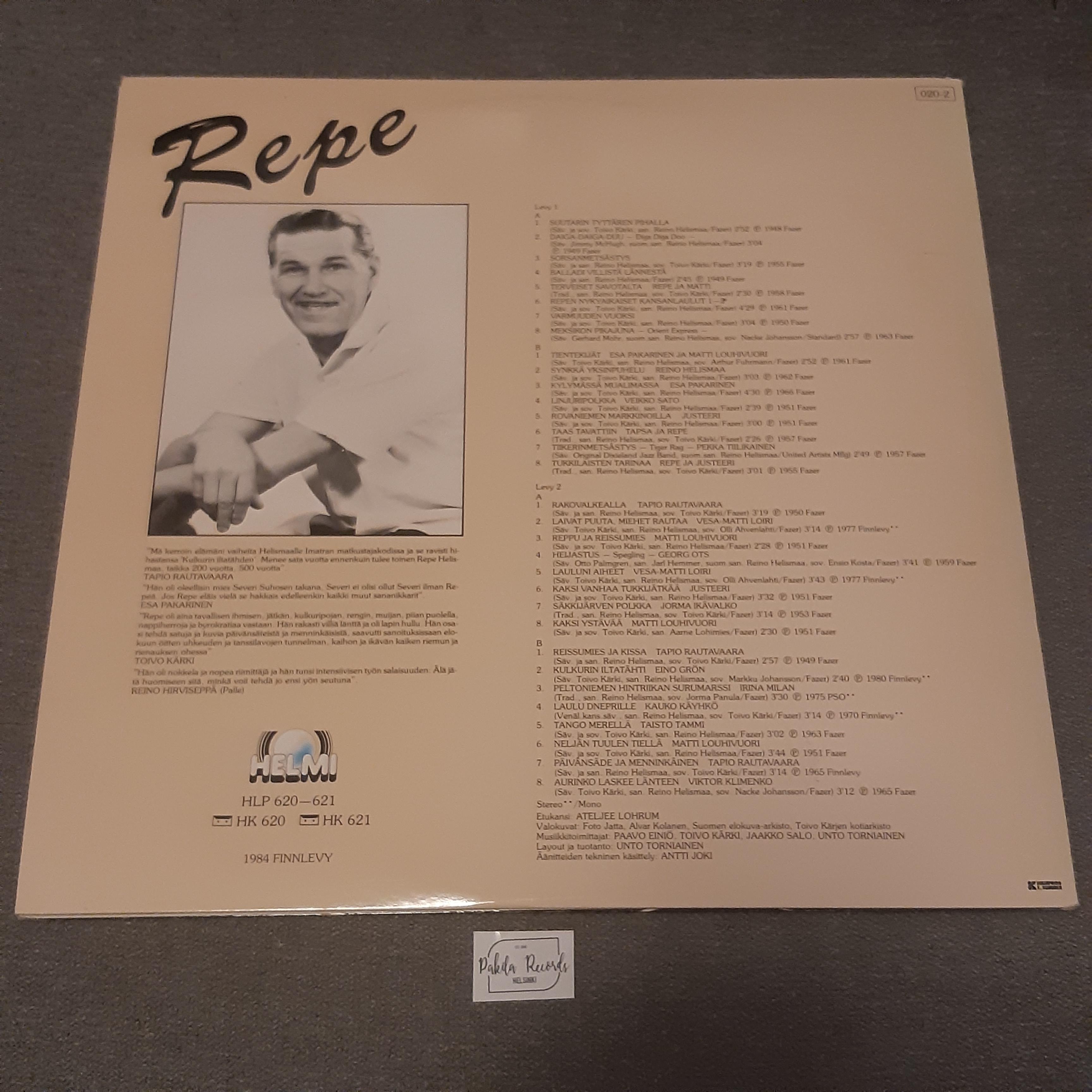Reino Helismaa - Repe - 2 LP (käytetty)