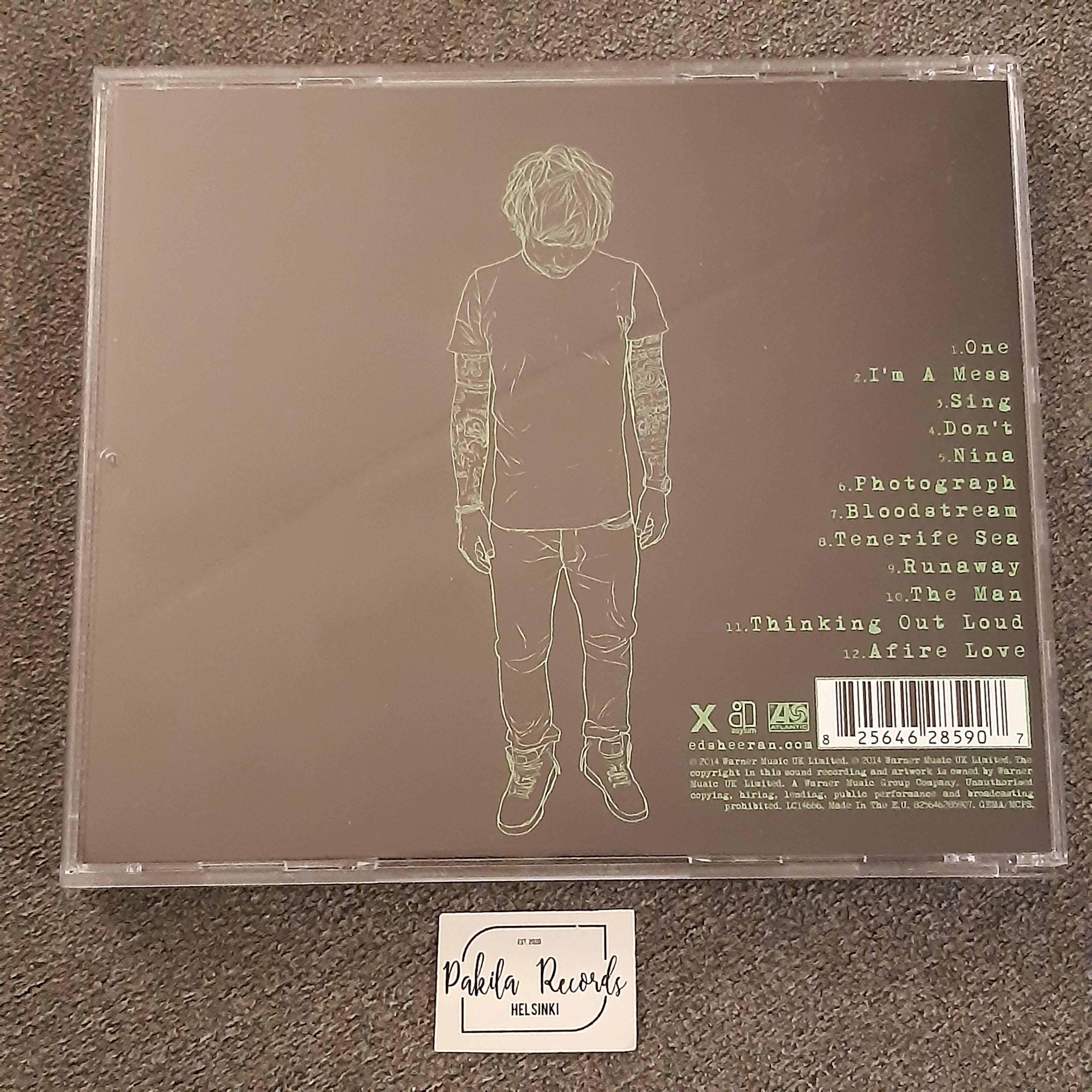 Ed Sheeran - X - CD (käytetty)