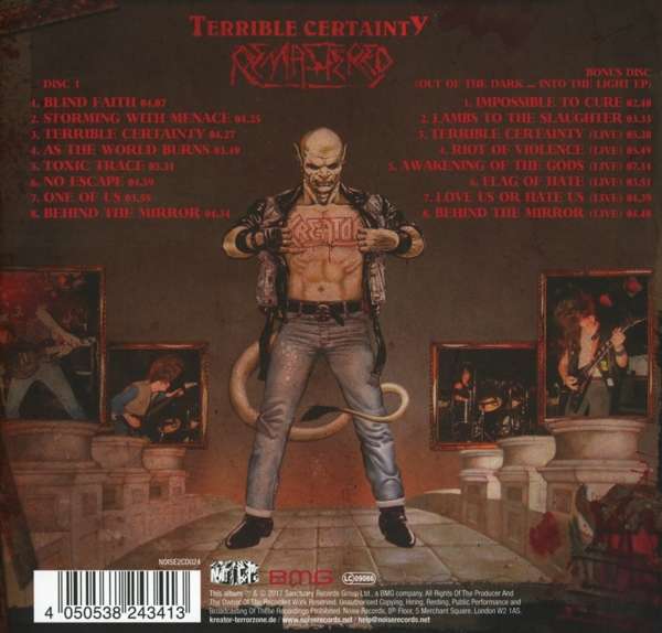 Kreator - Terrible Certainty, Remastered - CD (uusi)