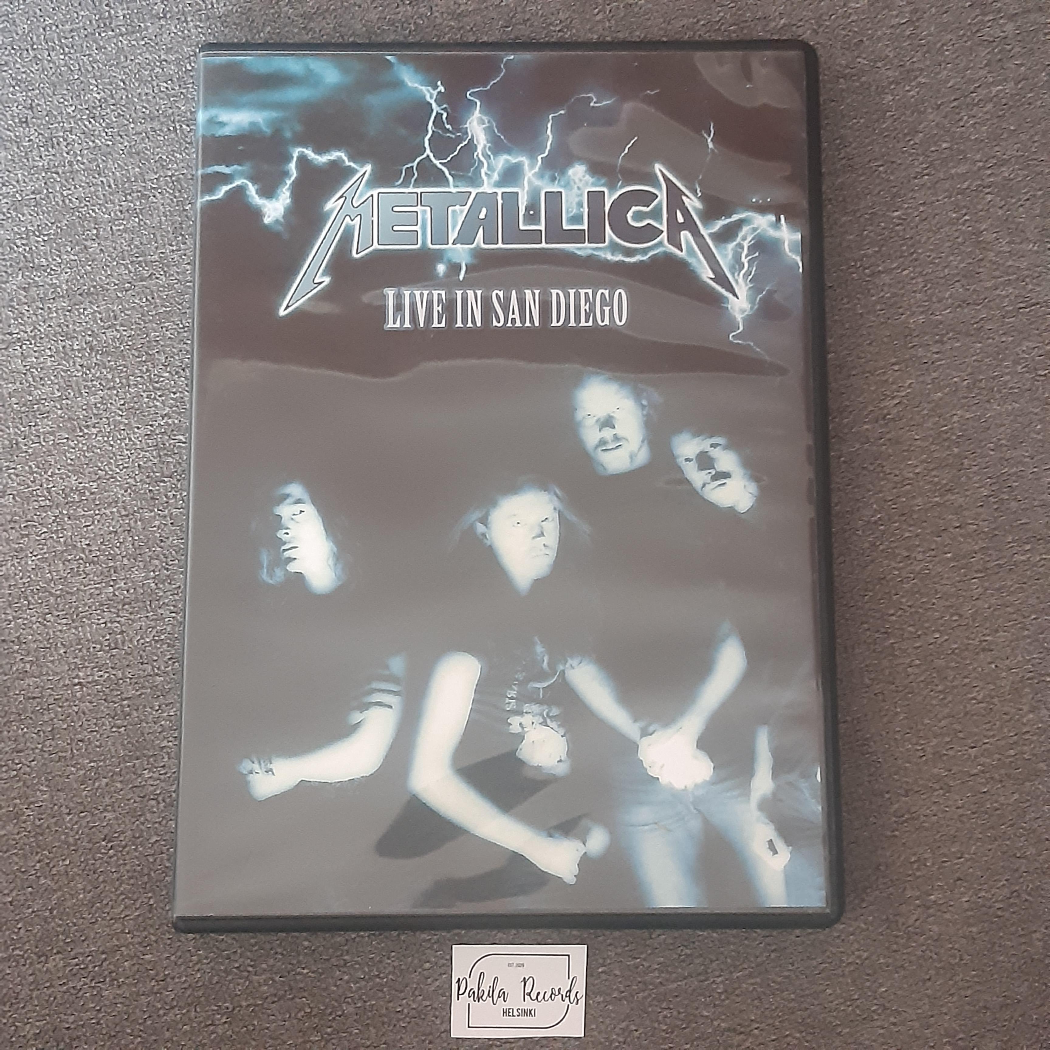Metallica - Live In San Diego - DVD (käytetty)