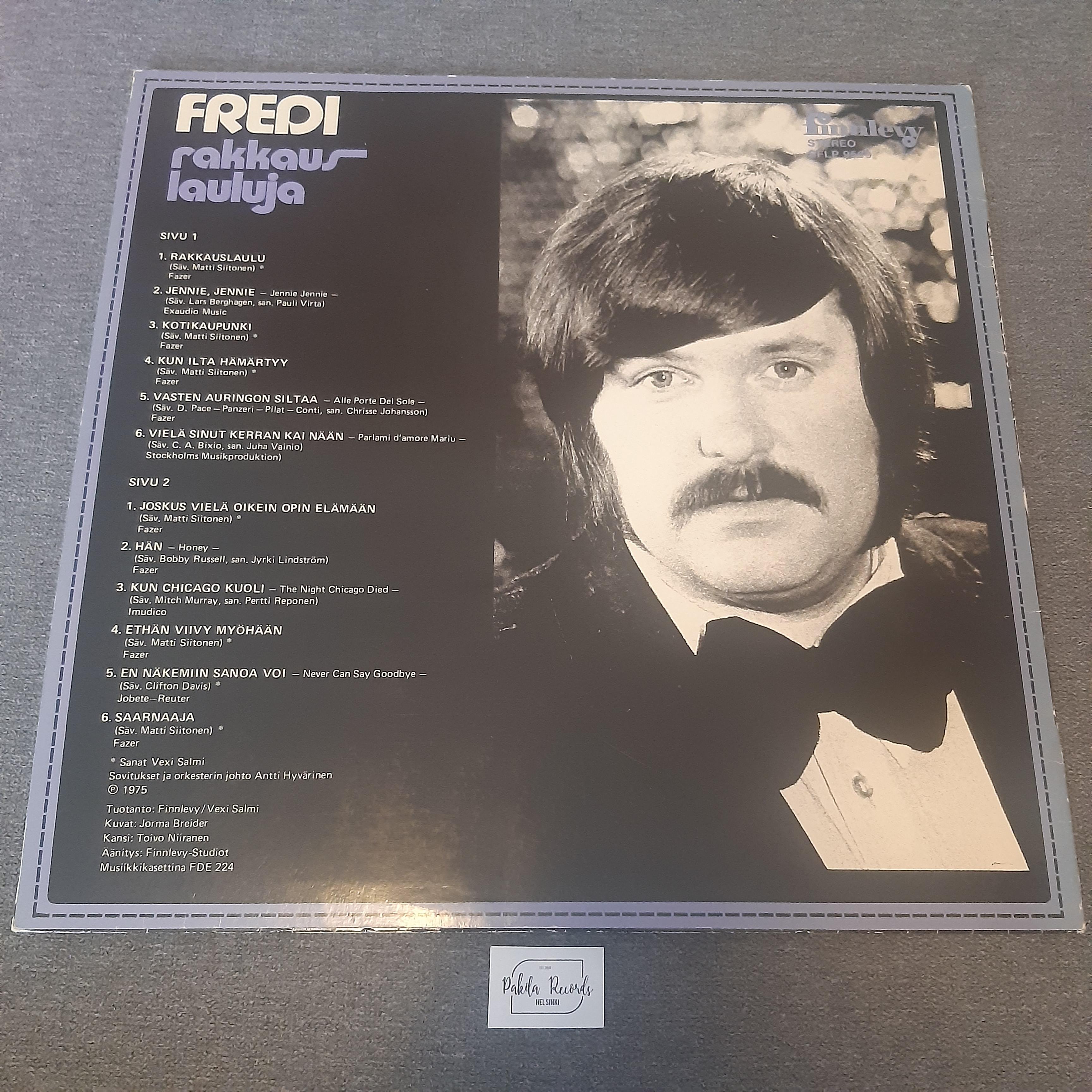 Fredi - Rakkauslauluja - LP (käytetty)