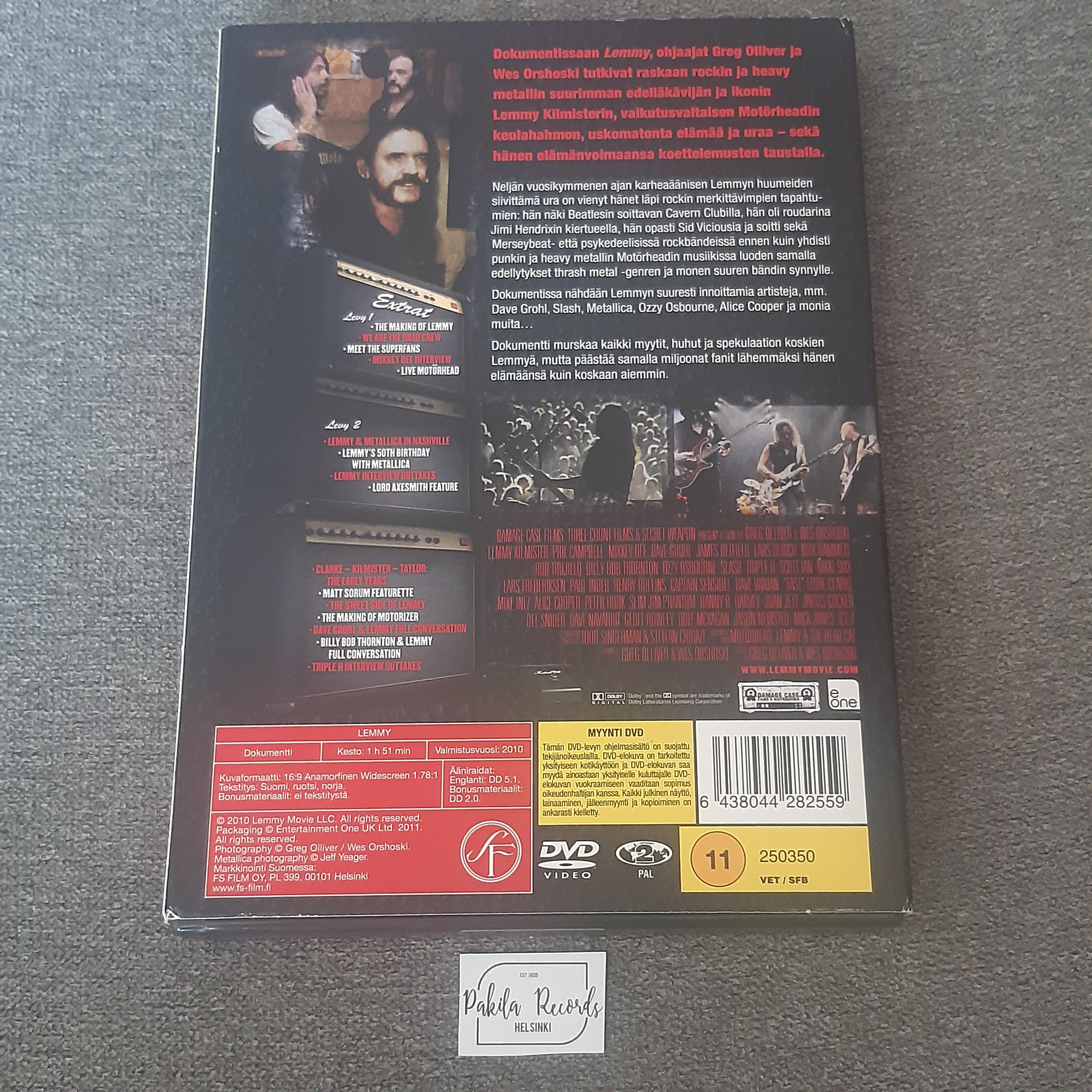 Lemmy - 2 DVD (käytetty)