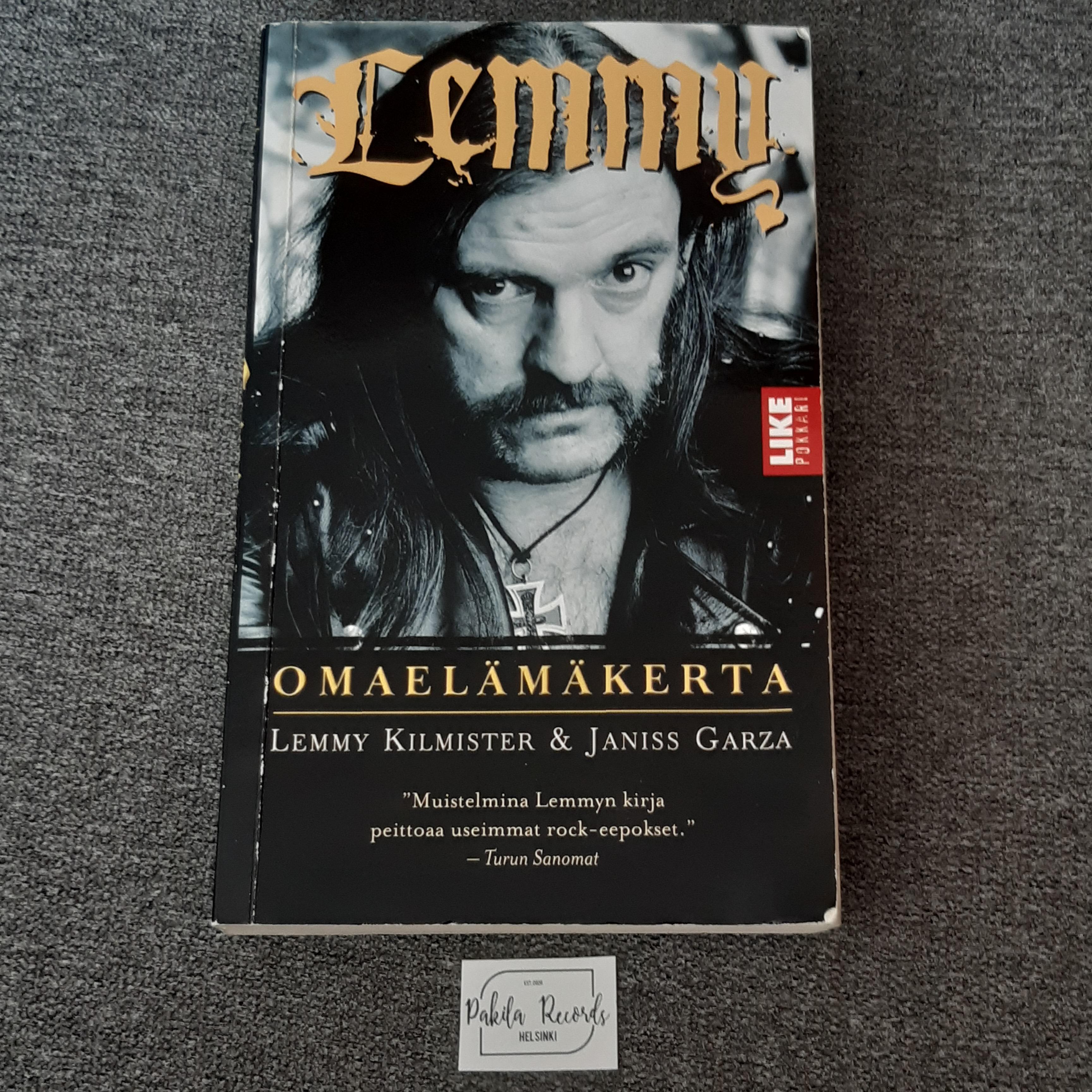 Lemmy, Omaelämäkerta - Lemmy Kilmister & Janiss Garza - Kirja (käytetty)