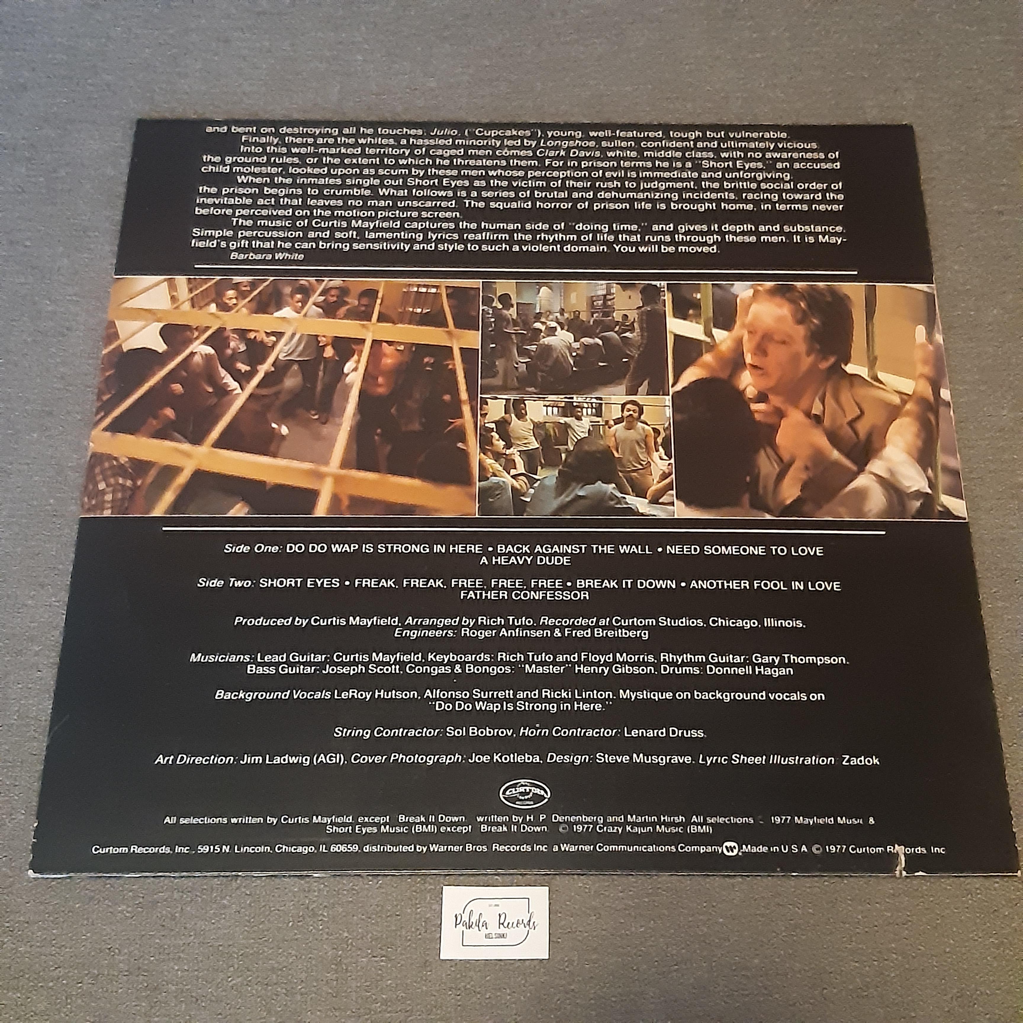 Curtis Mayfield - Short Eyes, The Original Picture Soundtrack - LP (käytetty)