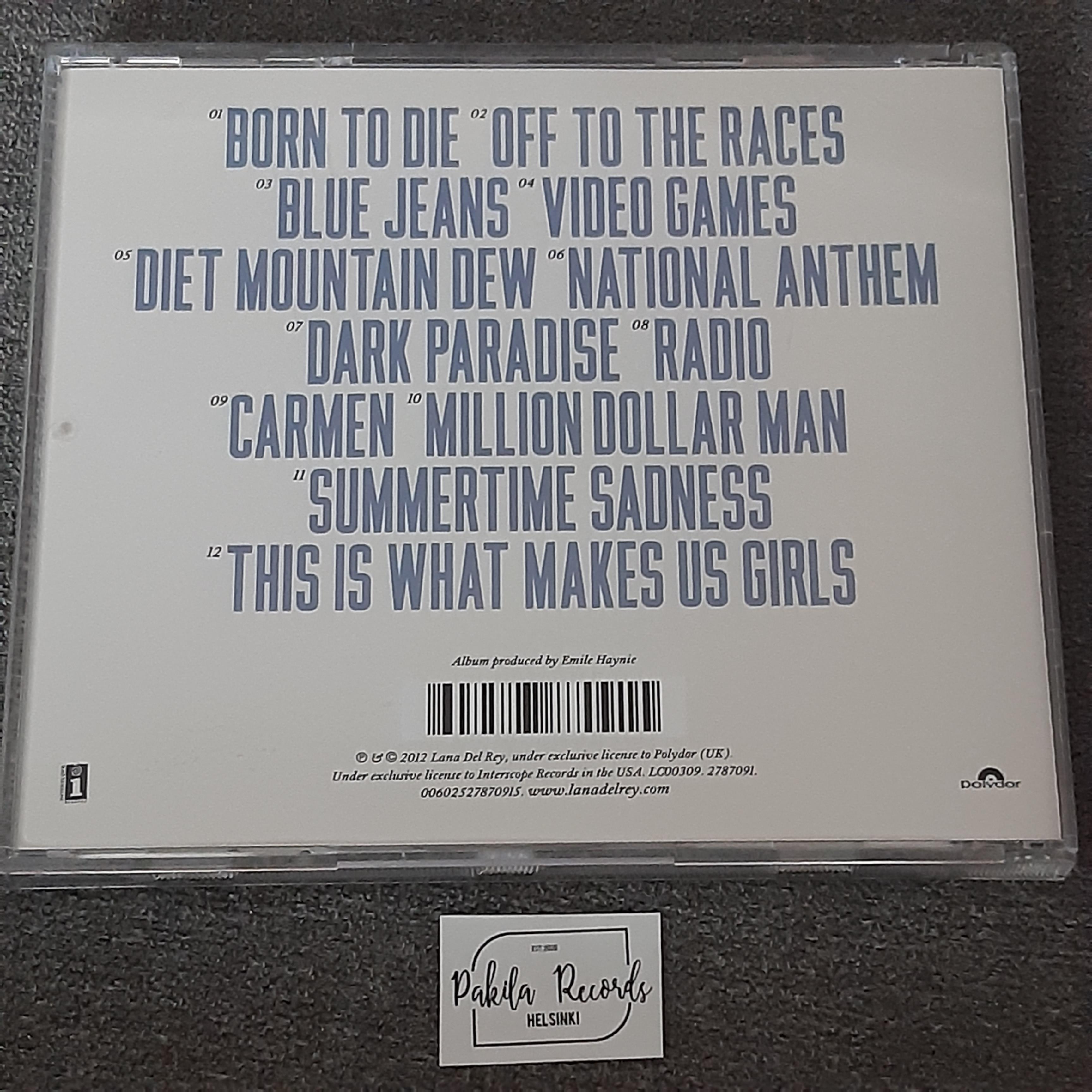 Lana Del Ray - Born To Die - CD (käytetty)