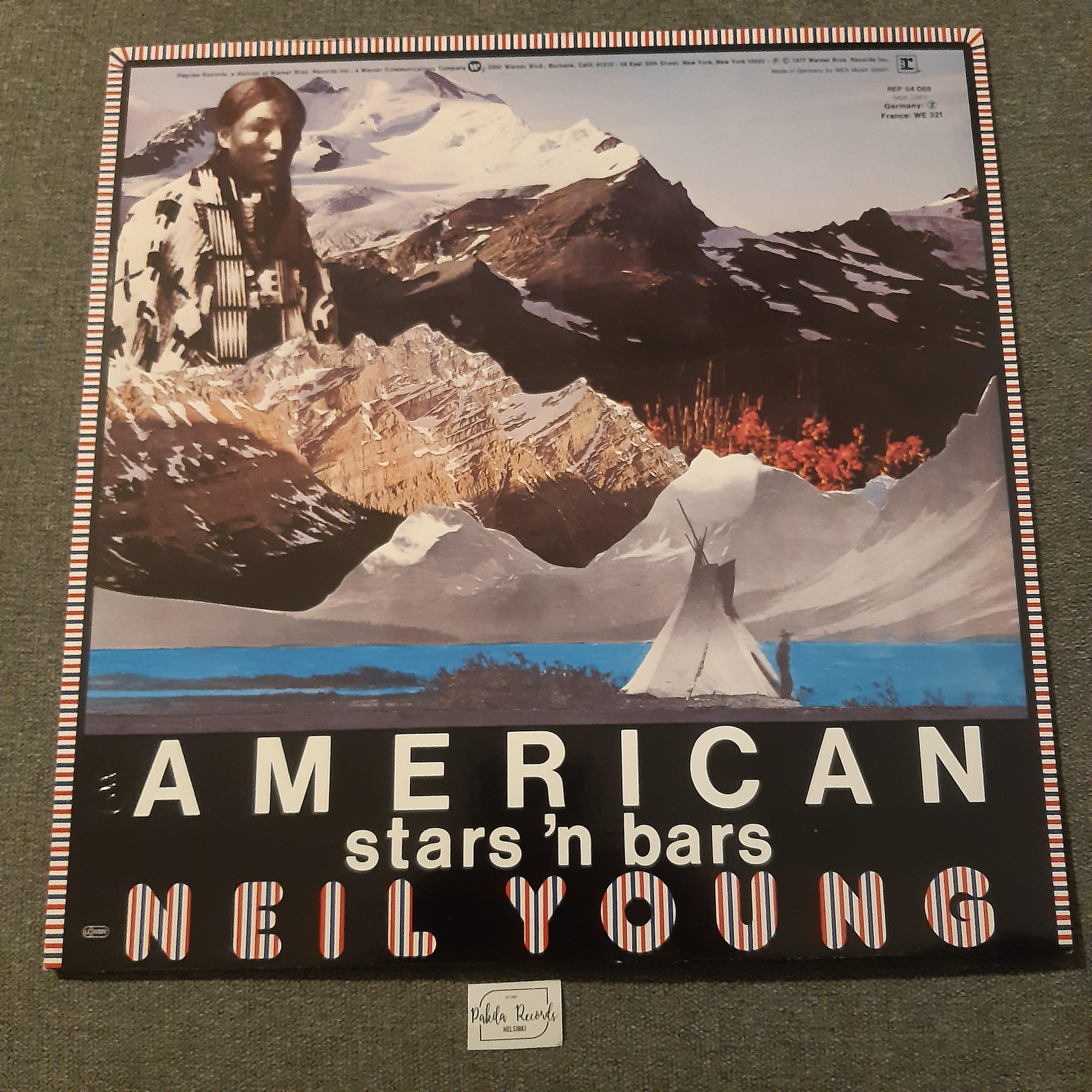 Neil Young - American Stars 'N Bars - LP (käytetty)