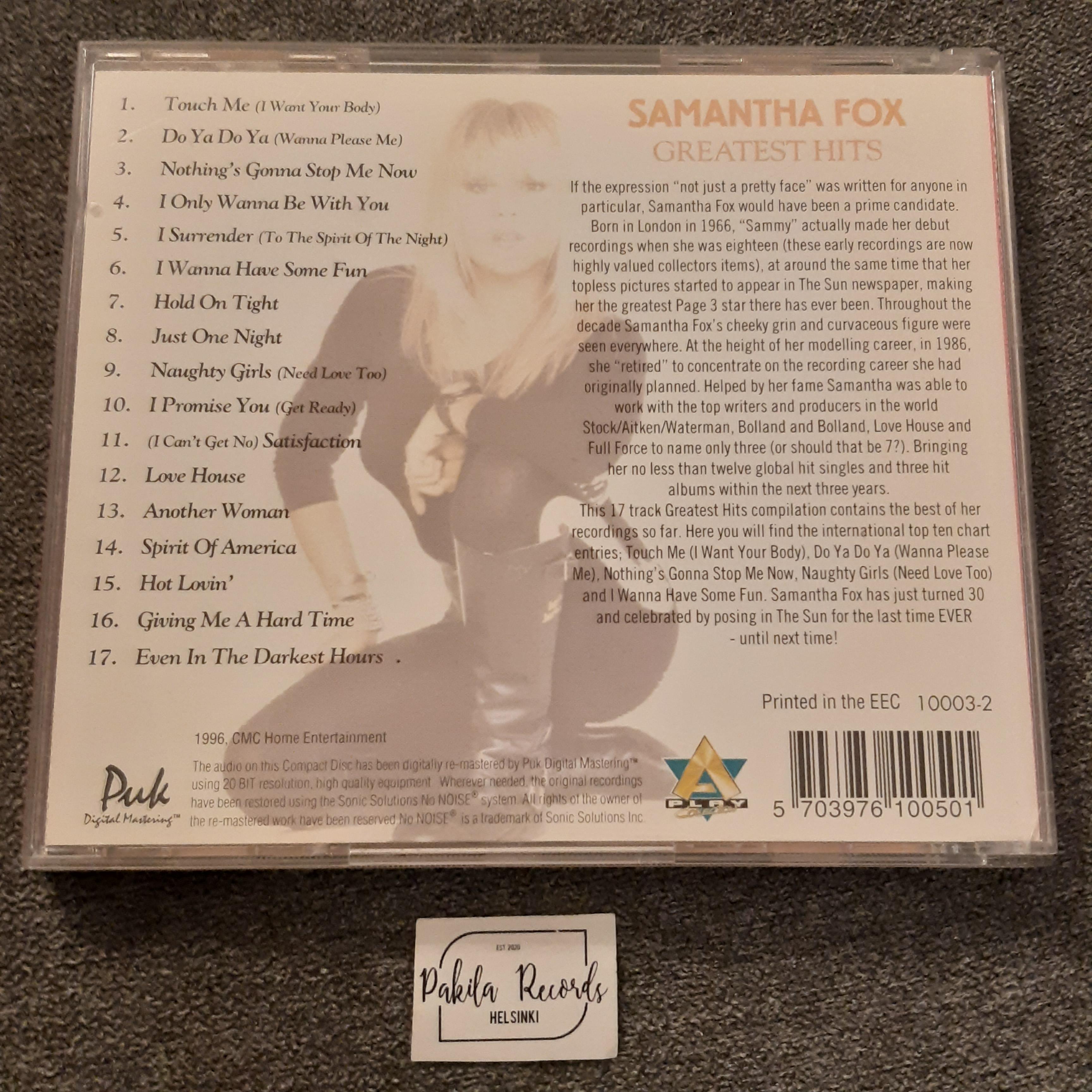 Samantha Fox - Greatest Hits - CD (käytetty)