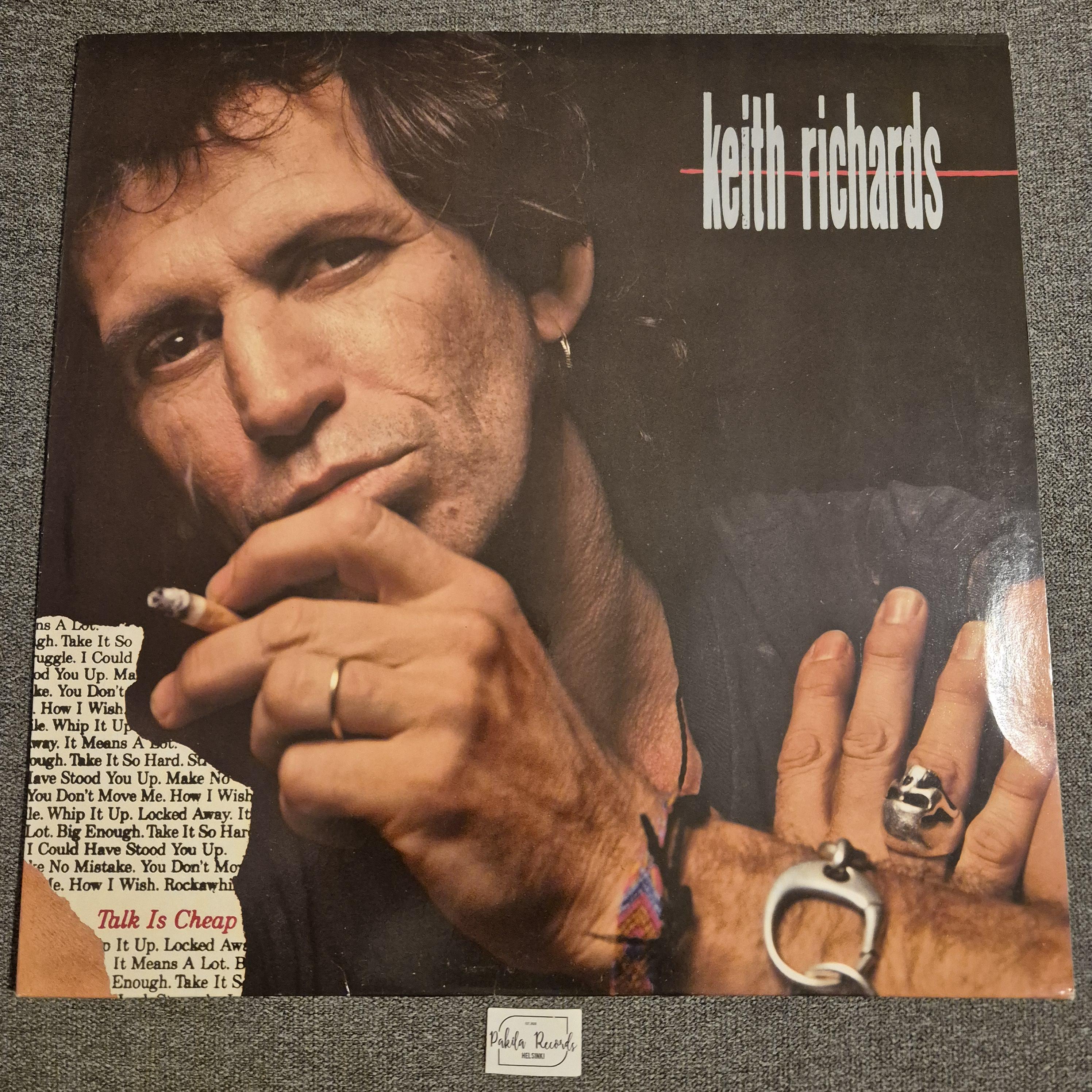 Keith Richards - Talk Is Cheap - LP (käytetty)