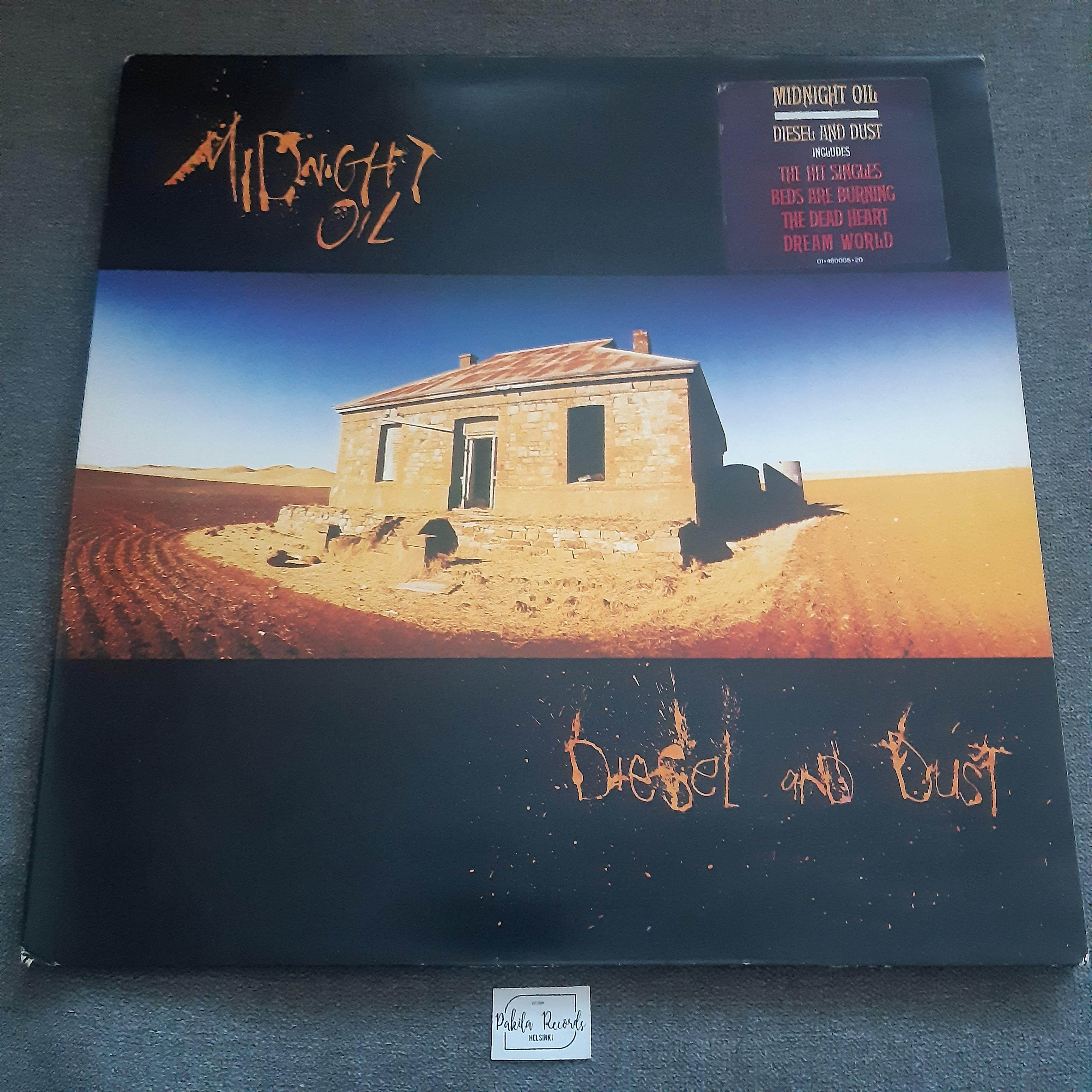 Midnight Oil - Diesel And Dust - LP (käytetty)
