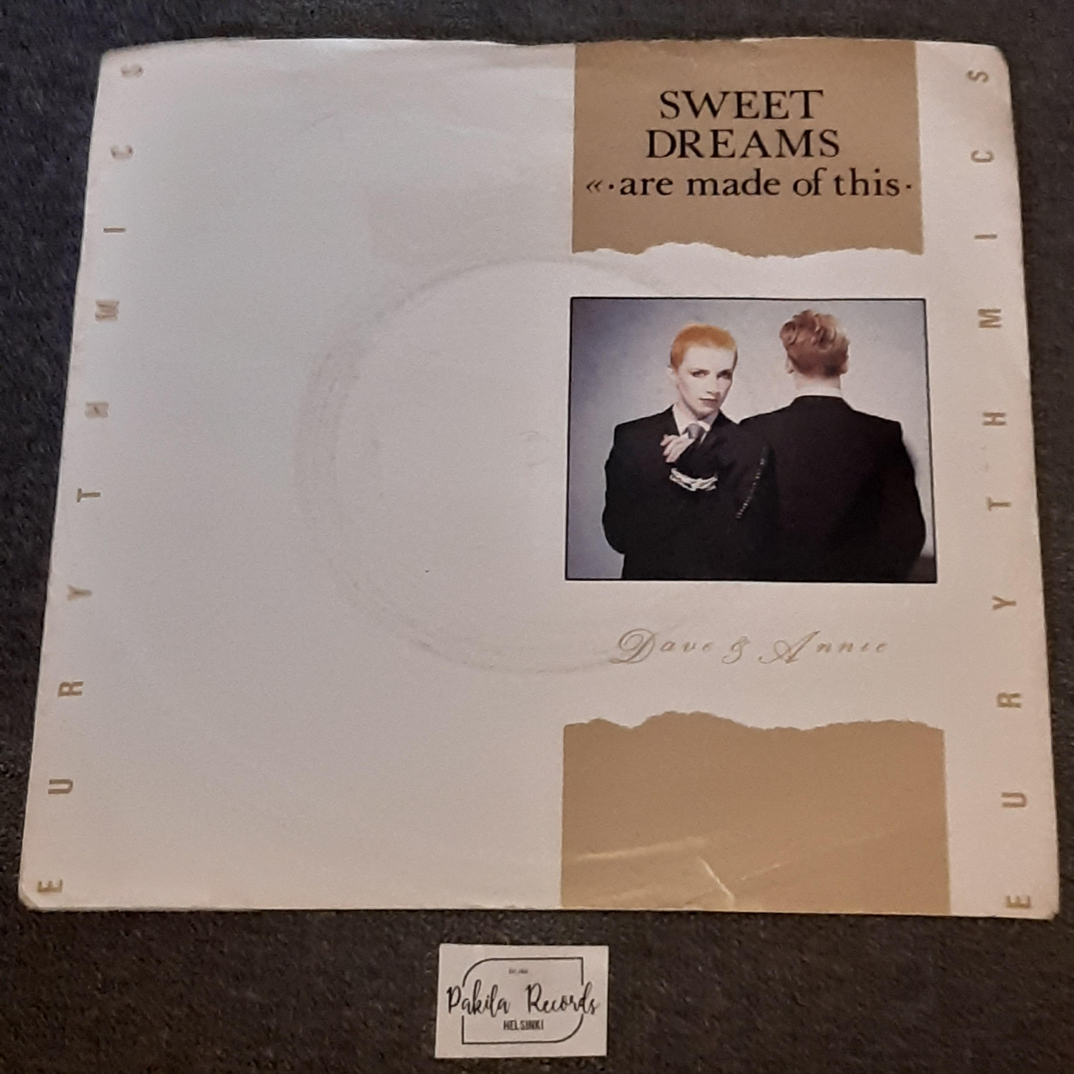 Eurythmics - Sweet Dreams (Are Made Of This) - Single 7" (käytetty)
