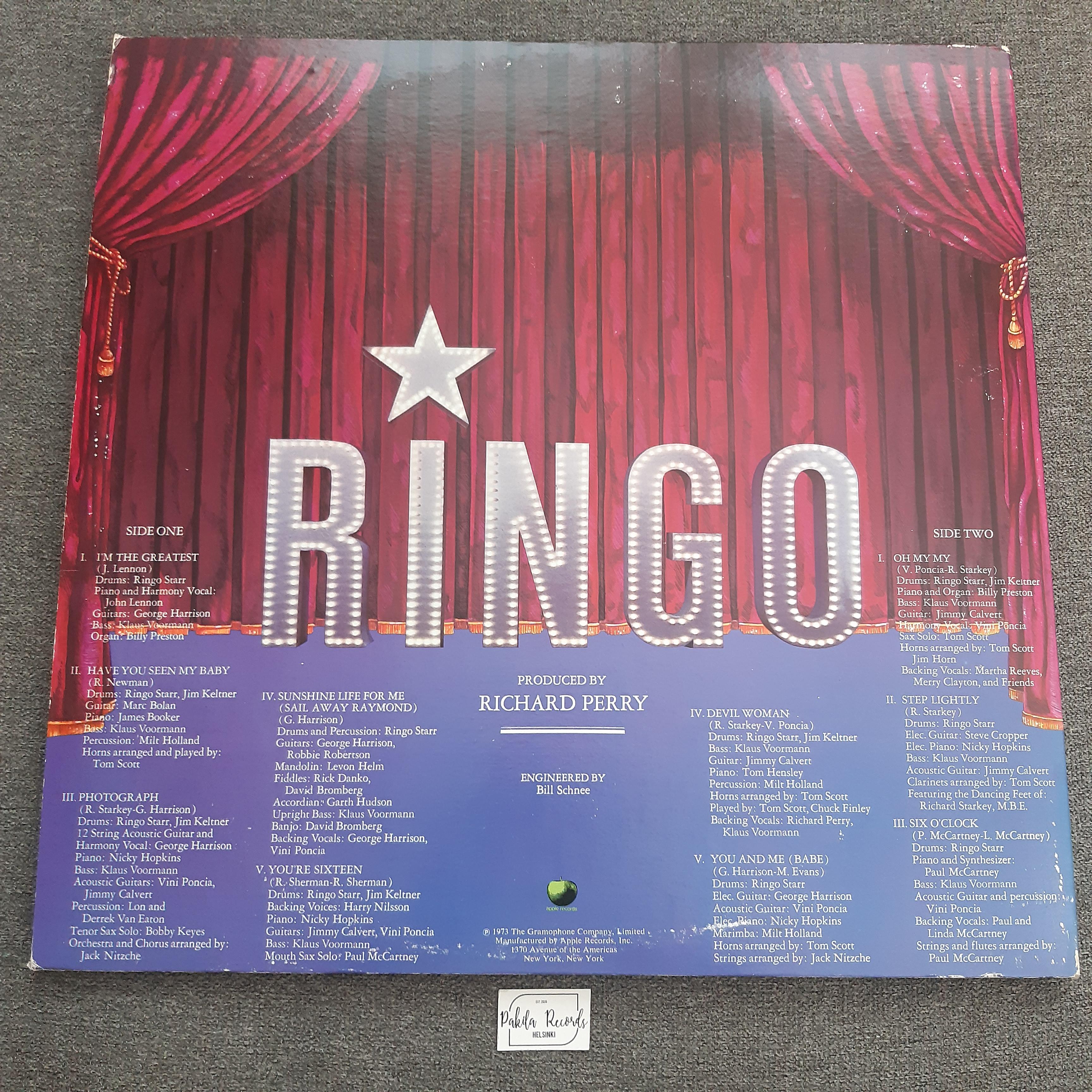 Ringo Starr - Ringo - LP (käytetty)