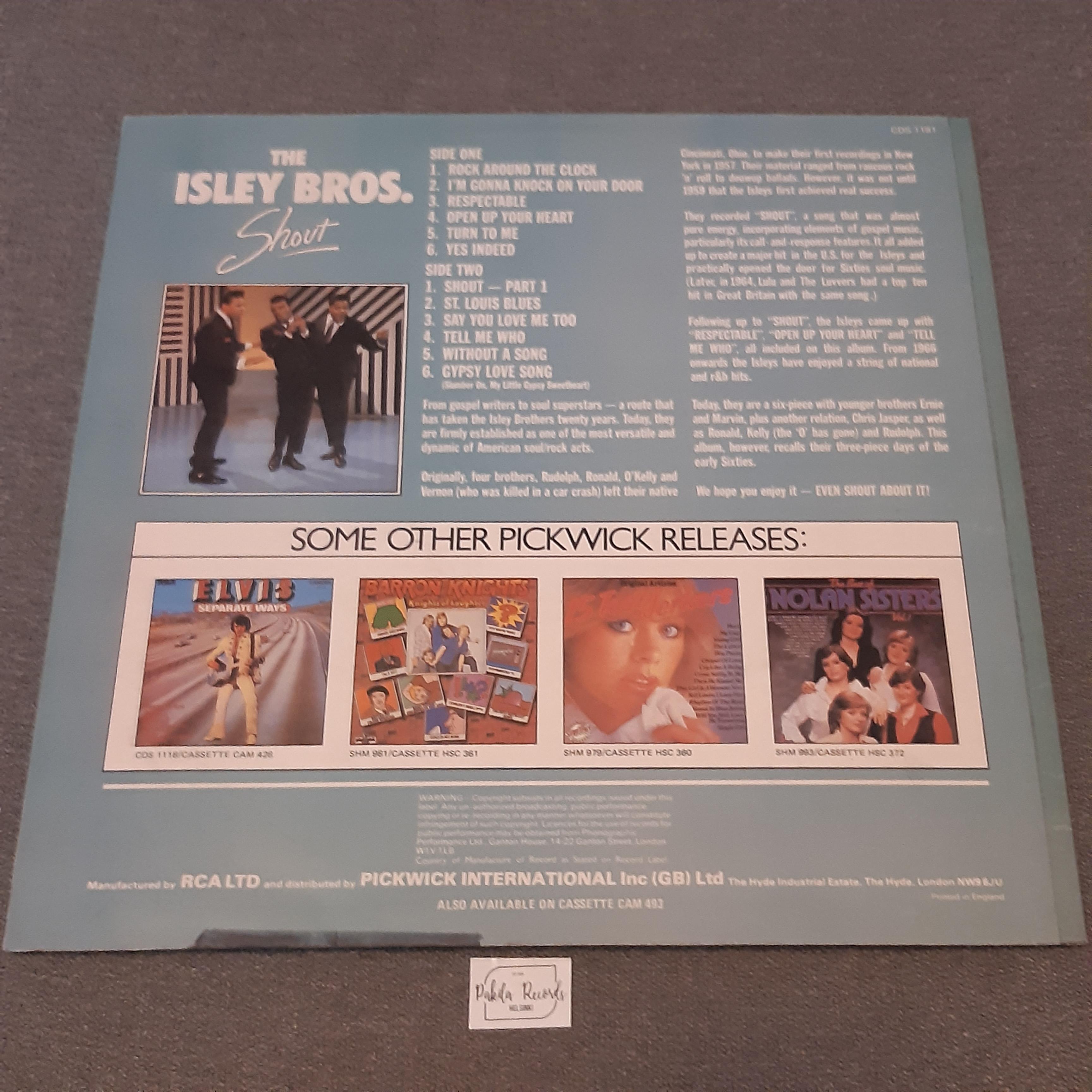 The Isley Bros. - Shout - LP (käytetty)