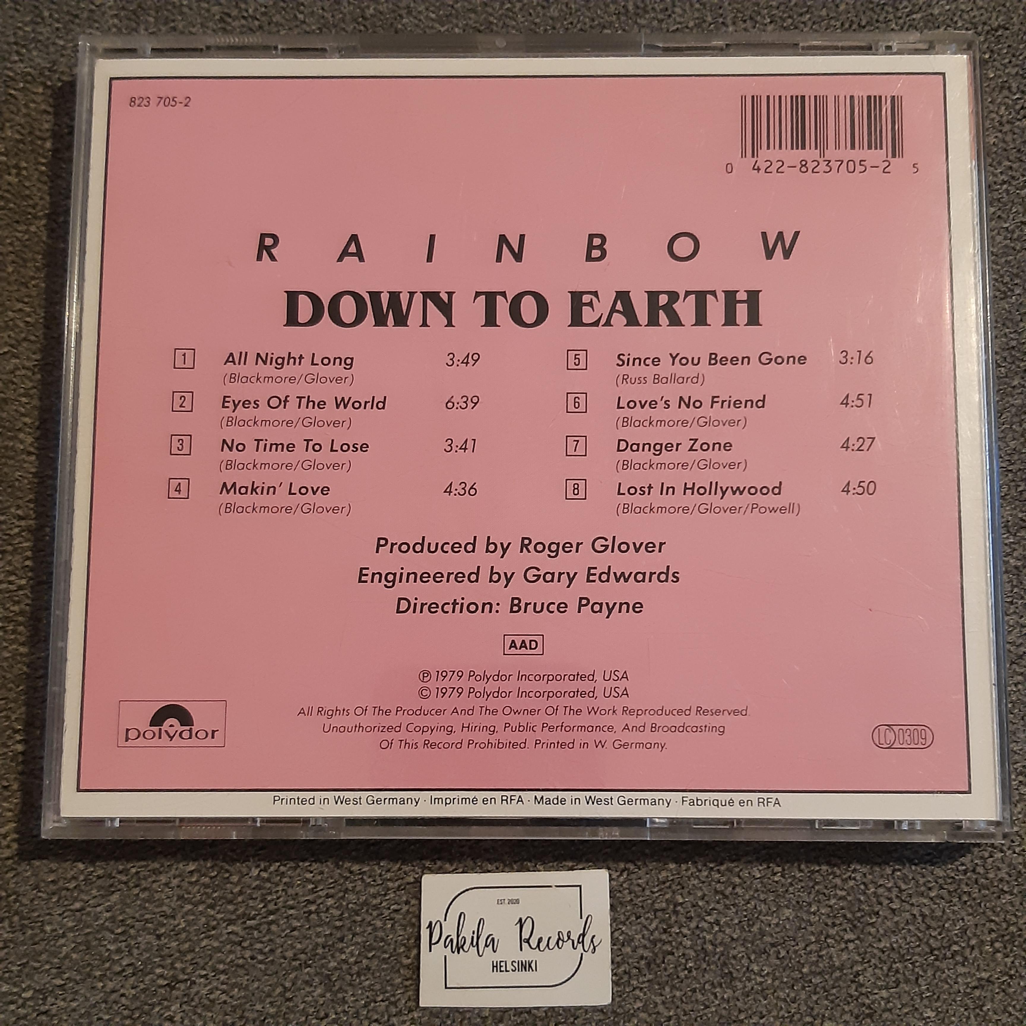 Rainbow - Down To Earth - CD (käytetty)