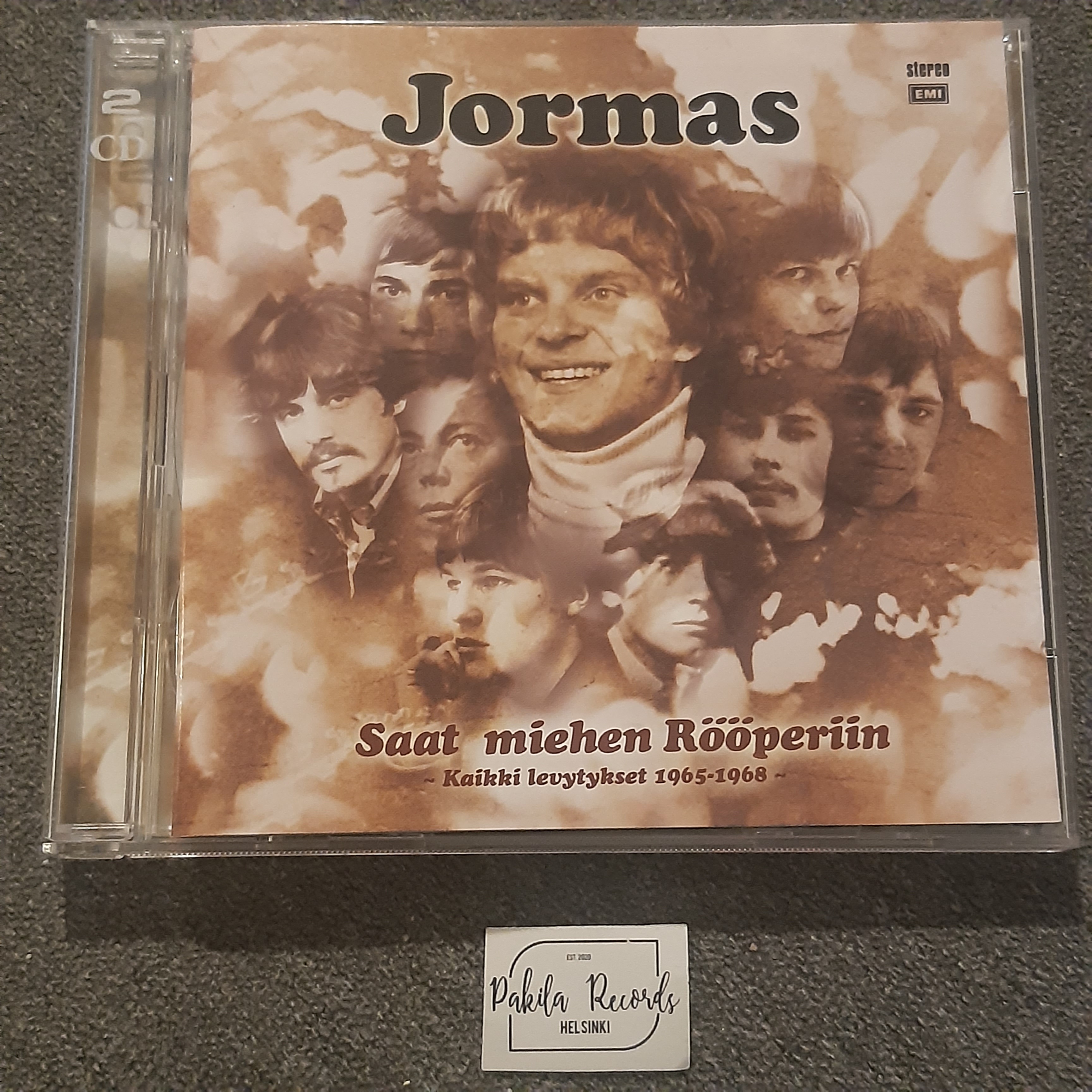 Jormas - Saat miehen Rööperiin, Kaikki levytykset 1965-68 - 2 CD (käytetty)