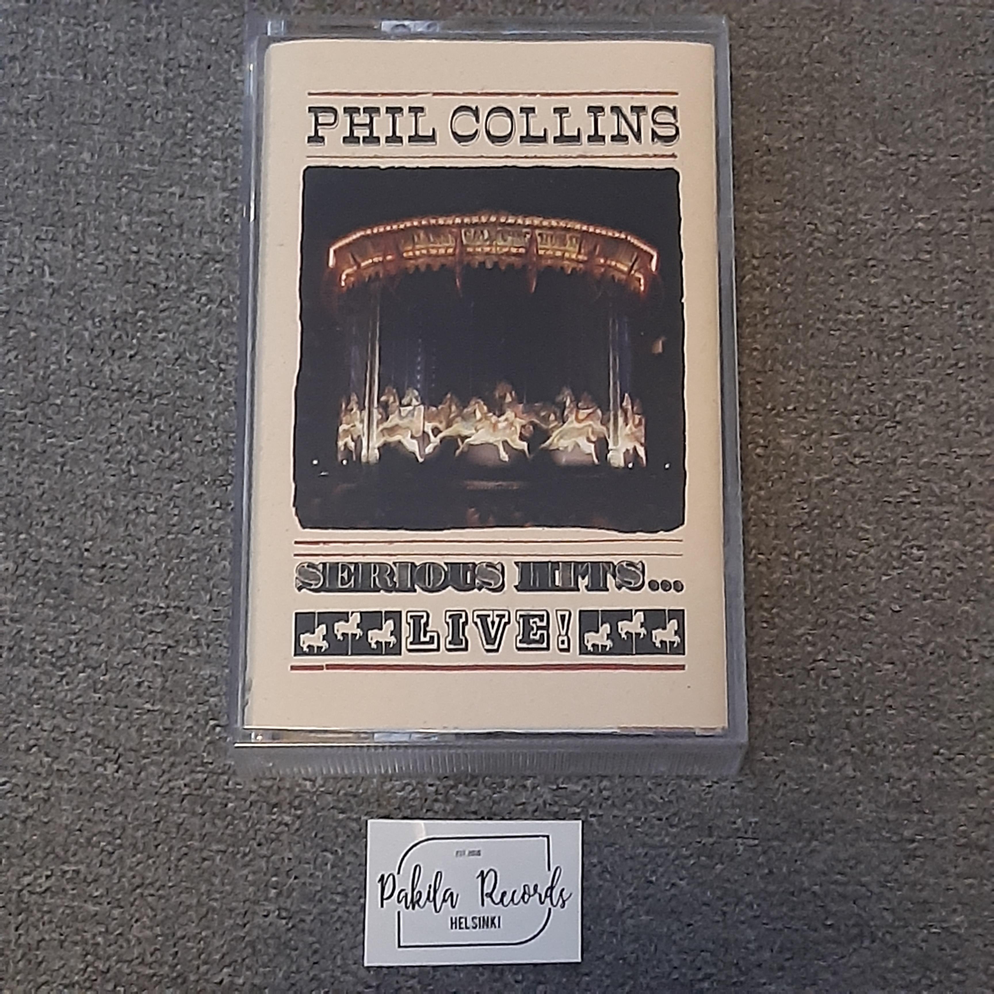Phil Collins- Serious Hits...Live! - Kasetti (käytetty)